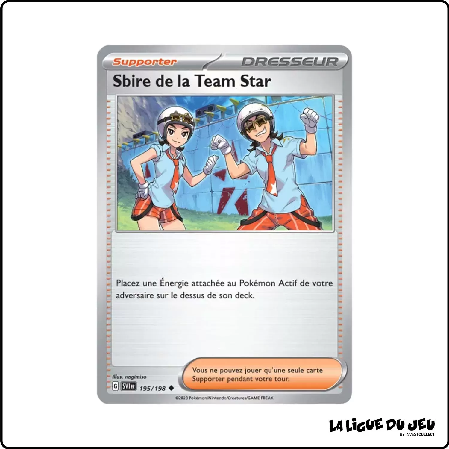 Peu commune - Pokemon - Écarlate et Violet de Base - Sbire de la Team Star 195/198