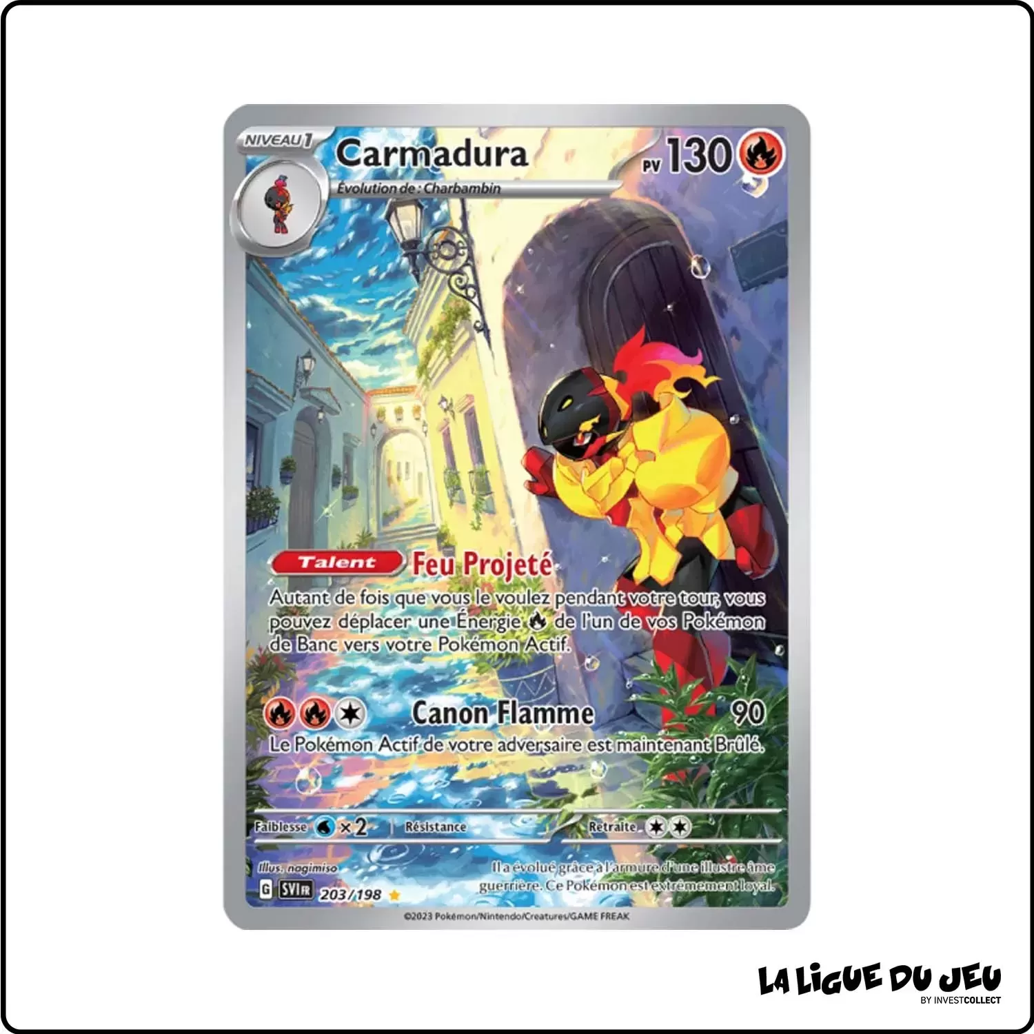 IR - Pokemon - Écarlate et Violet de Base - Carmadura 203/198