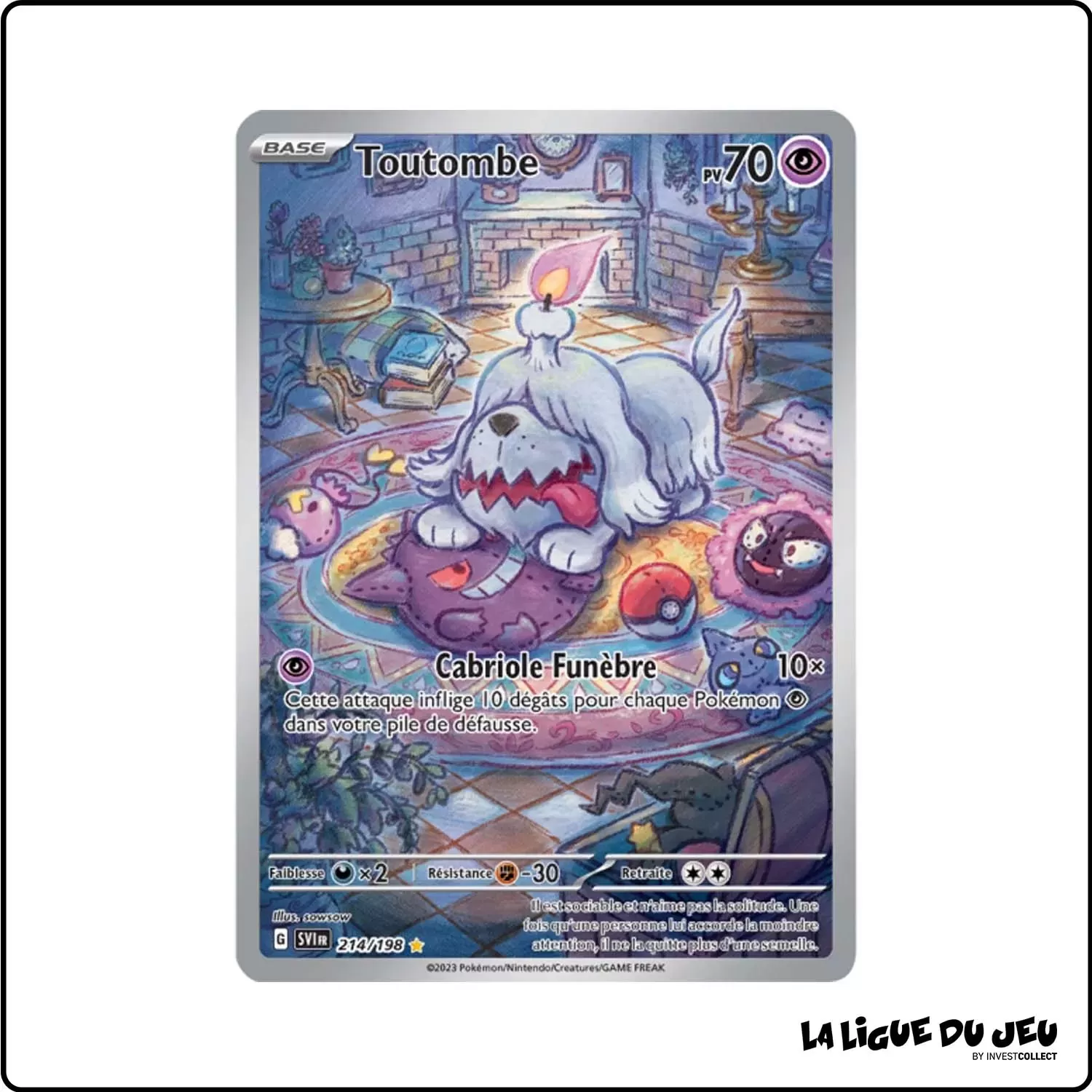 IR - Pokemon - Écarlate et Violet de Base - Toutombe 214/198