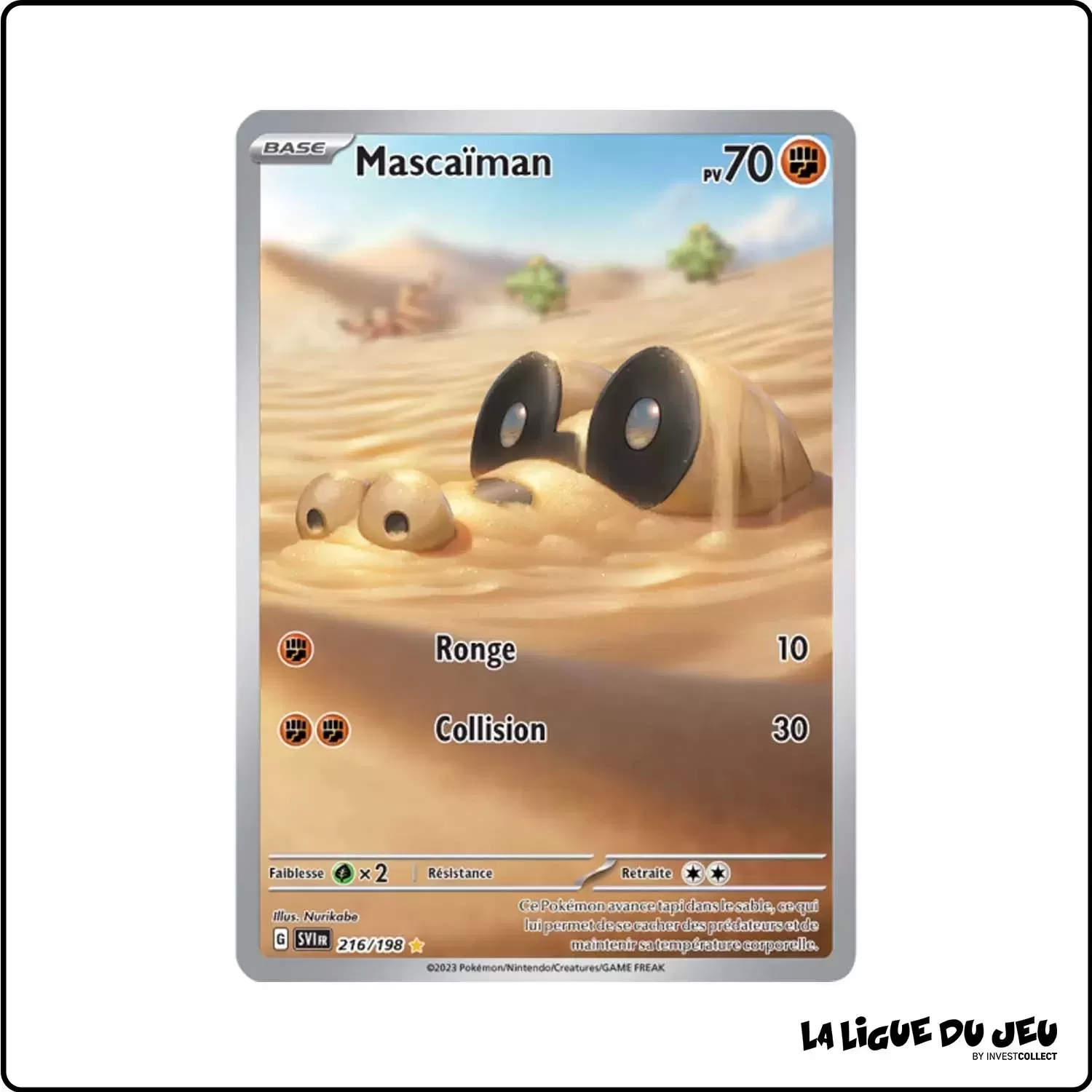 IR - Pokemon - Écarlate et Violet de Base - Mascaïman 216/198