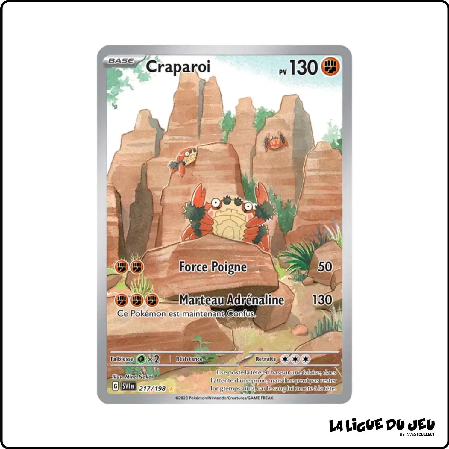 IR - Pokemon - Écarlate et Violet de Base - Craparoi 217/198