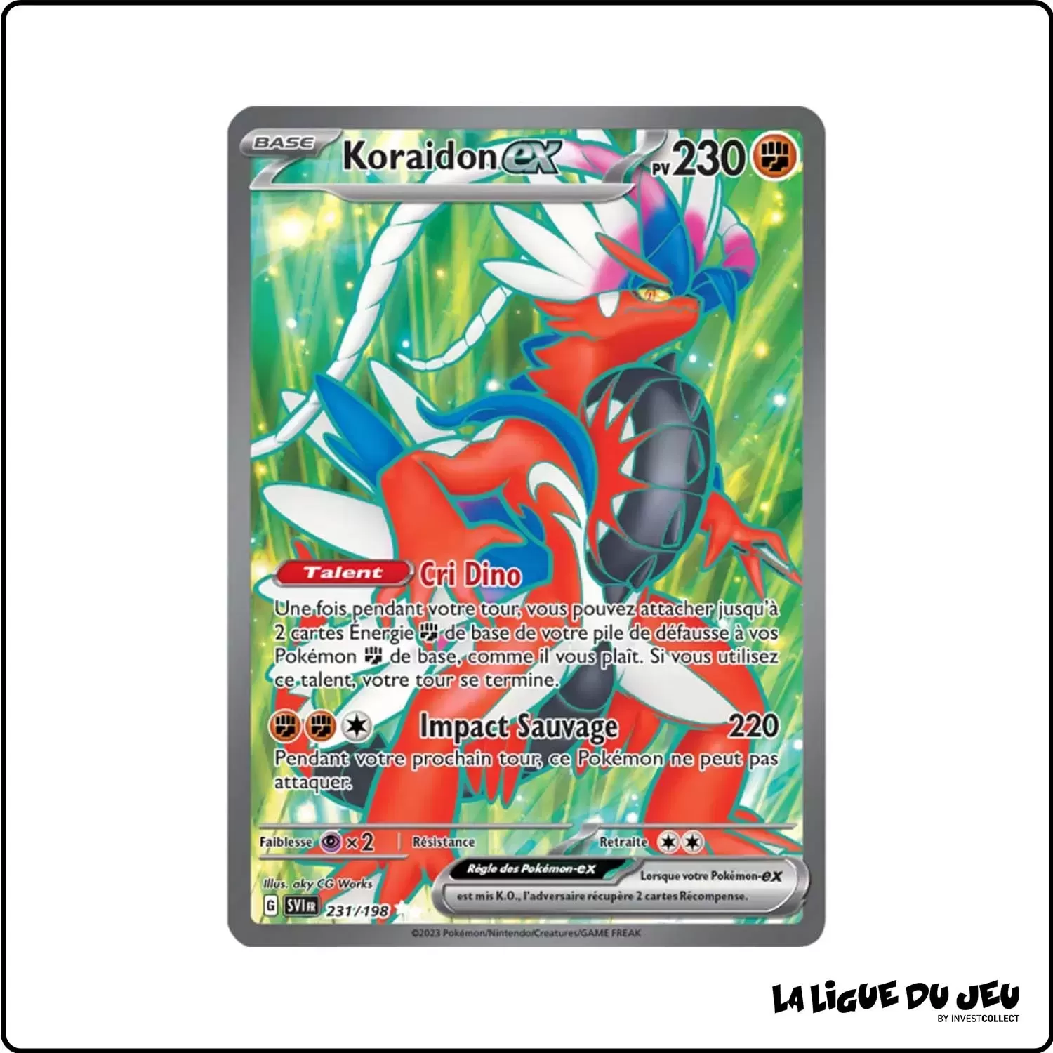 Ultra - Pokemon - Écarlate et Violet de Base - Koraidon-ex 231/198