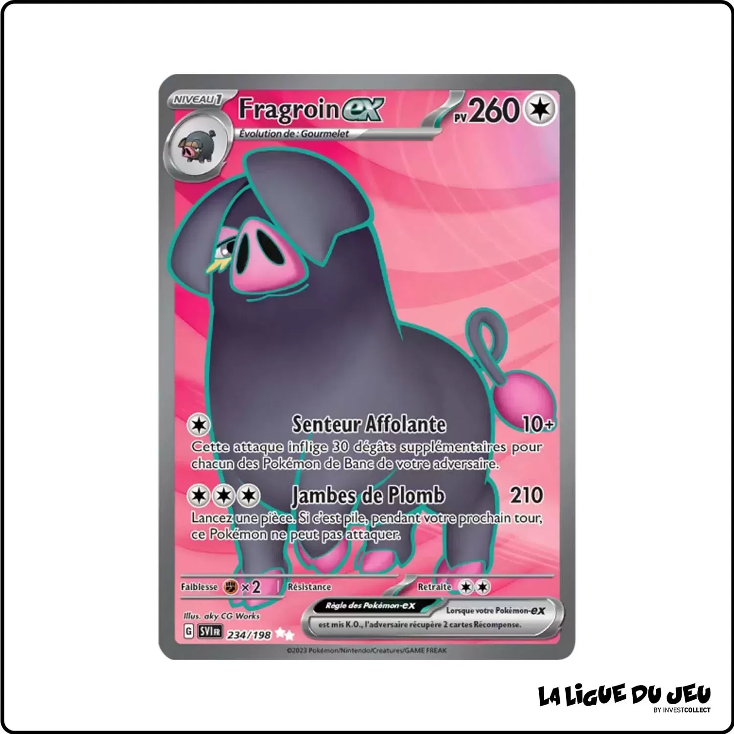 Ultra - Pokemon - Écarlate et Violet de Base - Fragroin-ex 234/198