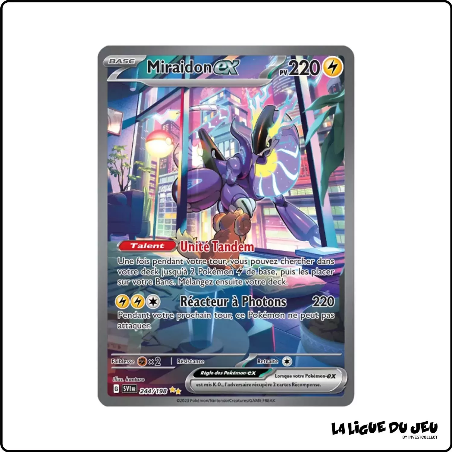 ISR - Pokemon - Écarlate et Violet de Base - Miraidon-ex 244/198