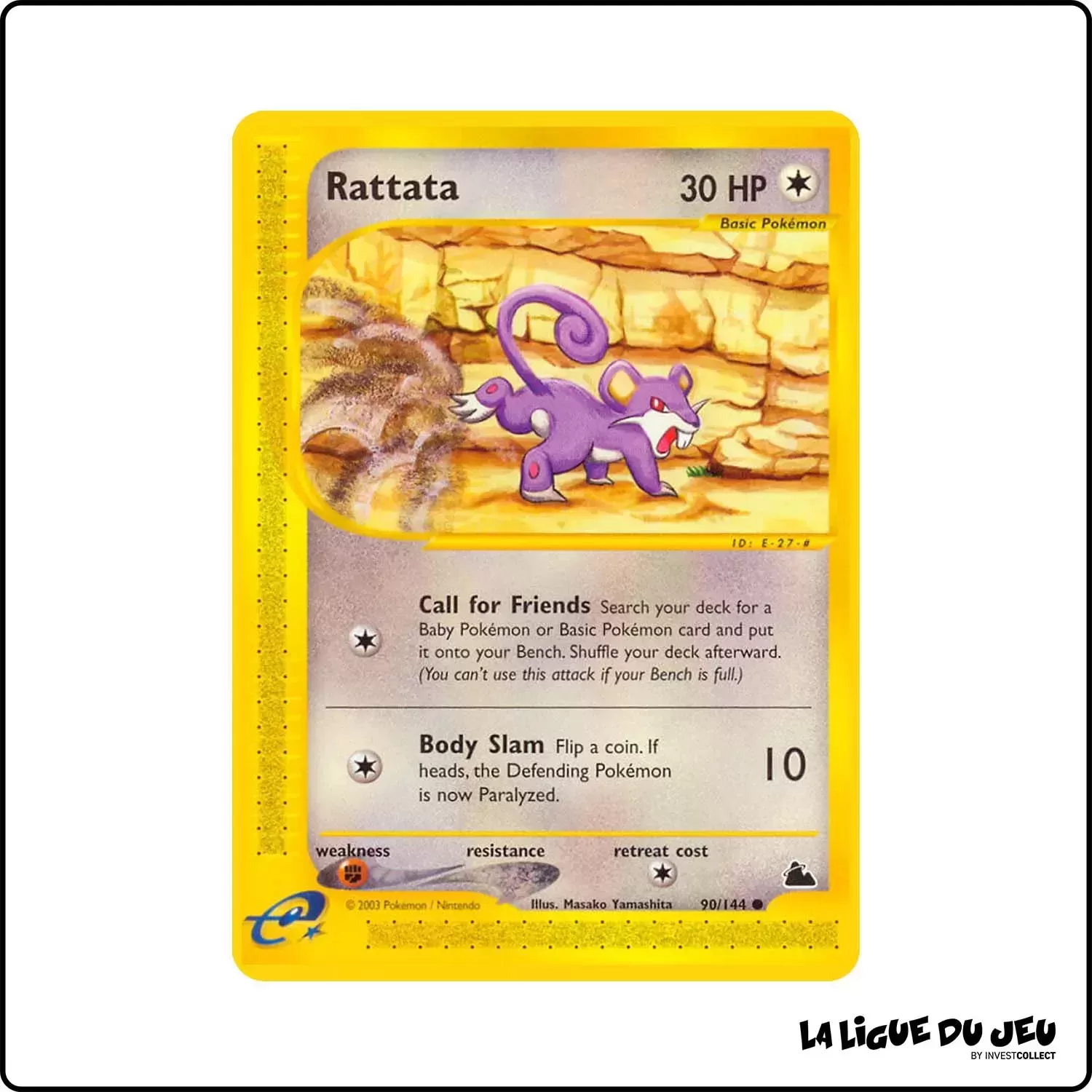 Commune - Pokemon - Skyridge - Rattata 90/144