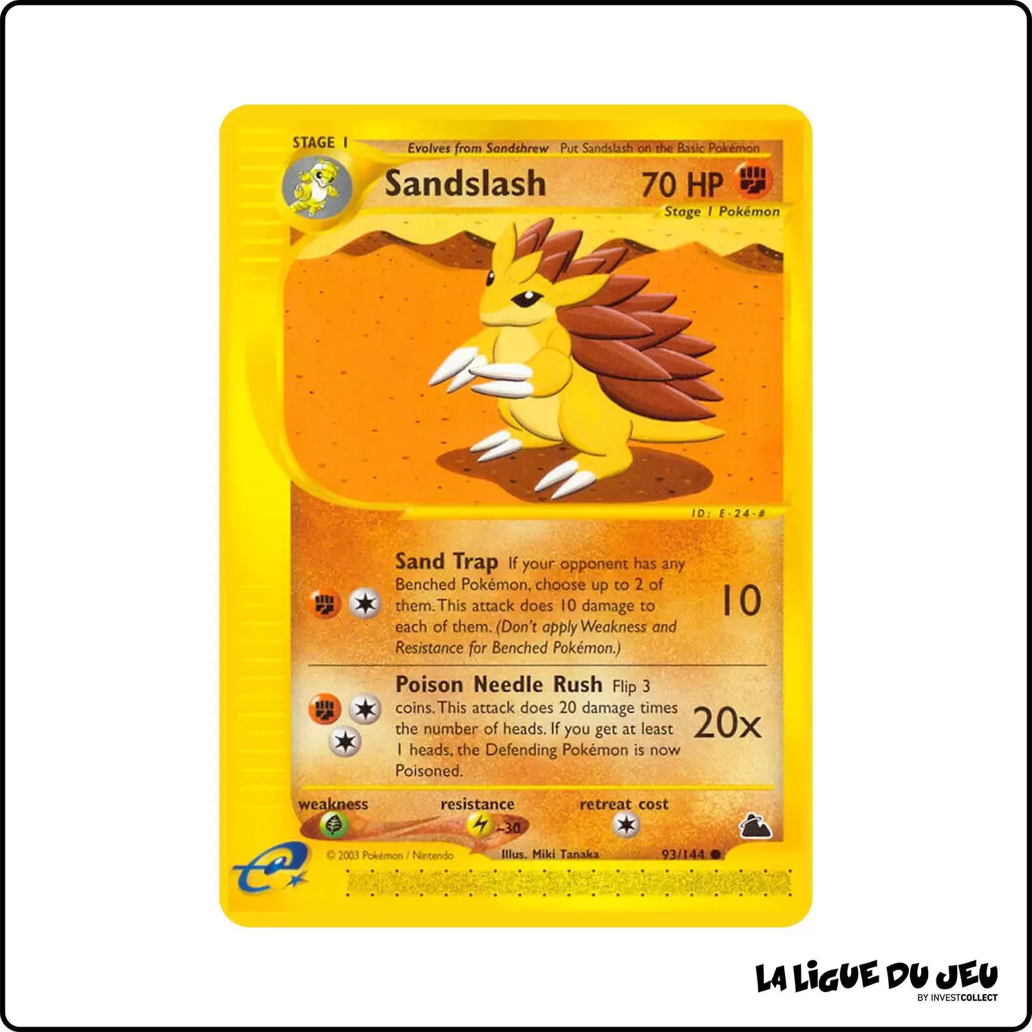 Commune - Pokemon - Skyridge - Sandslash 93/144