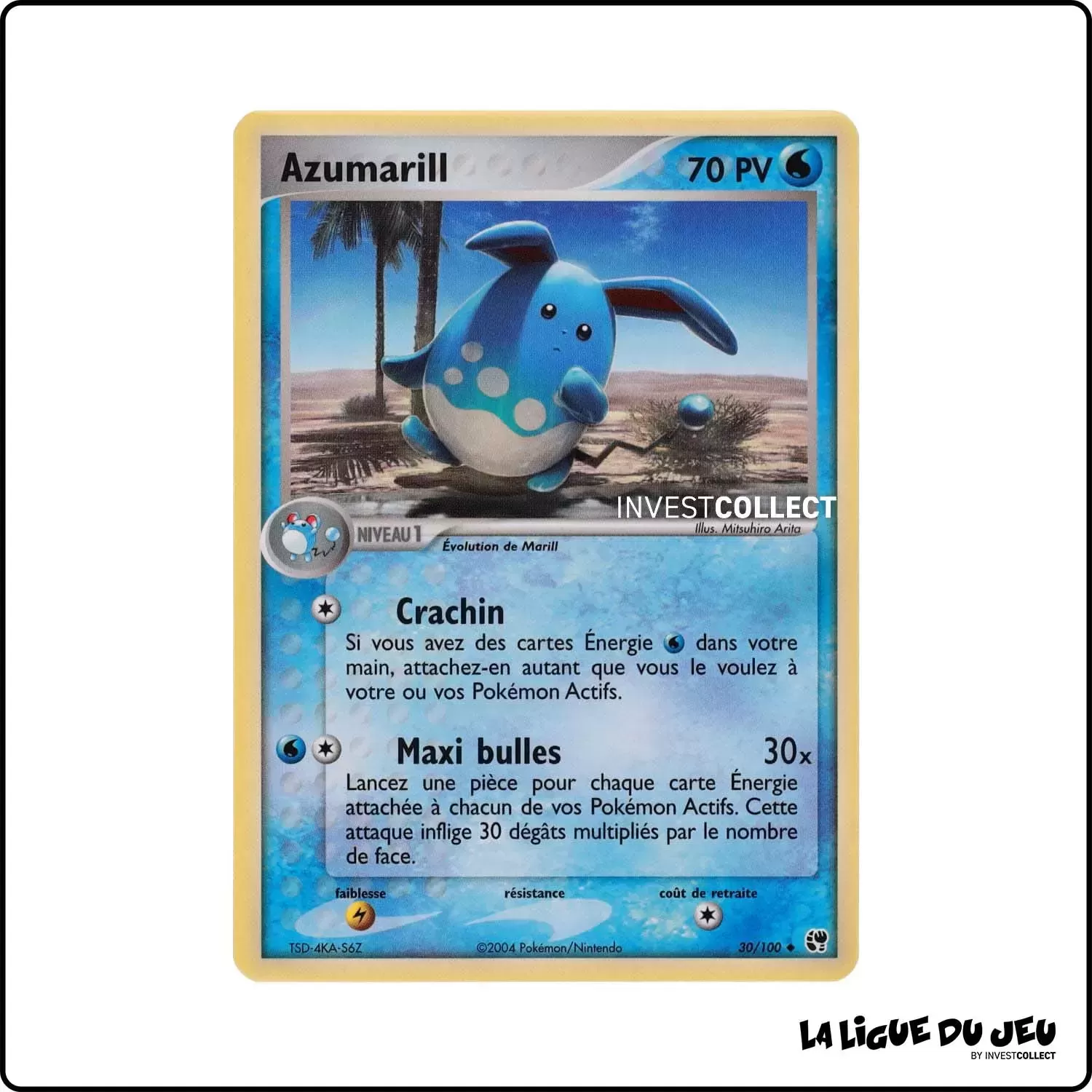 Peu commune - Pokemon - Tempête de Sable - Azumarill 30/100