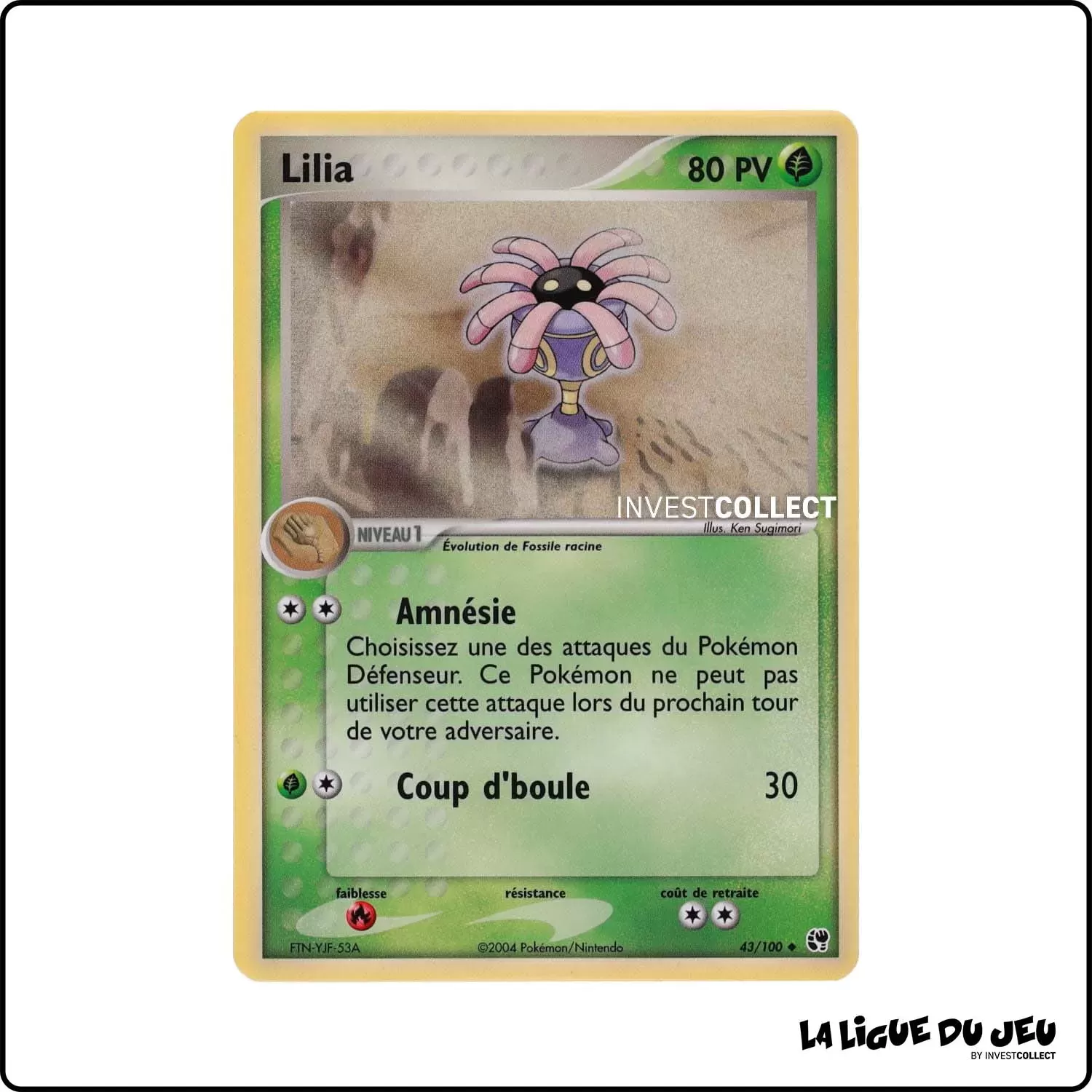 Peu commune - Pokemon - Tempête de Sable - Lilia 43/100