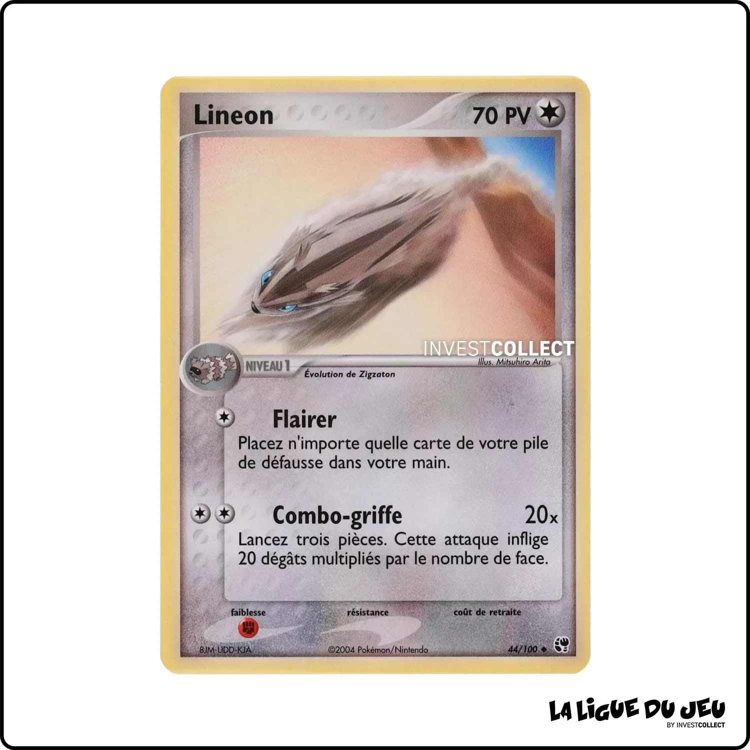 Peu commune - Pokemon - Tempête de Sable - Lineon 44/100