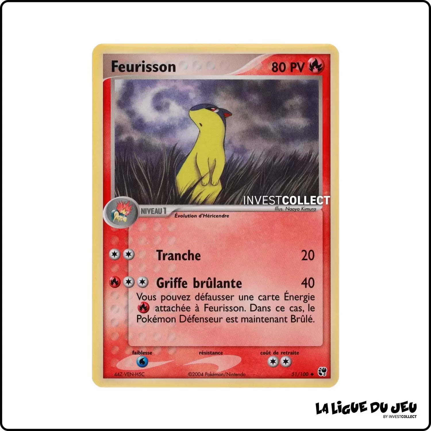 Peu commune - Pokemon - Tempête de Sable - Feurisson 51/100