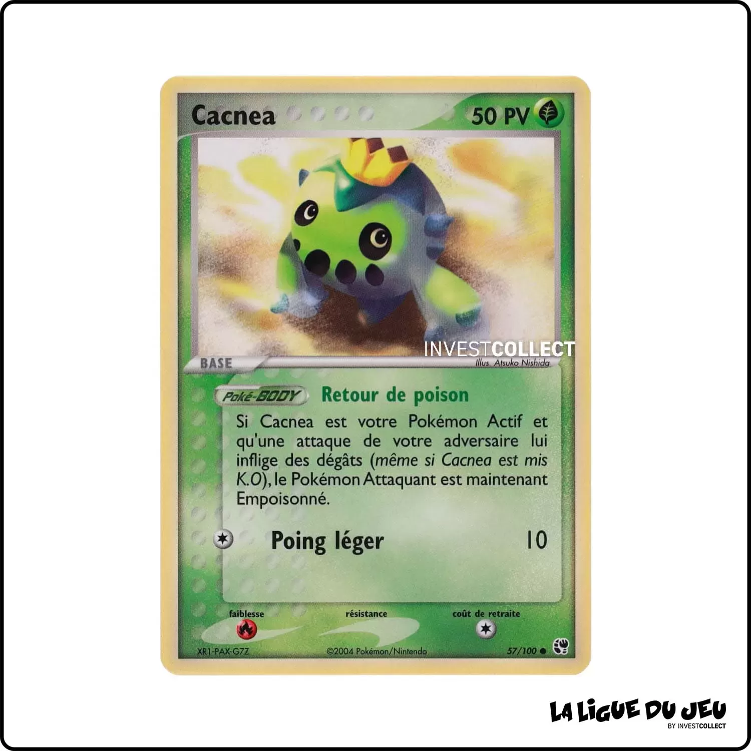 Commune - Pokemon - Tempête de Sable - Cacnea 57/100