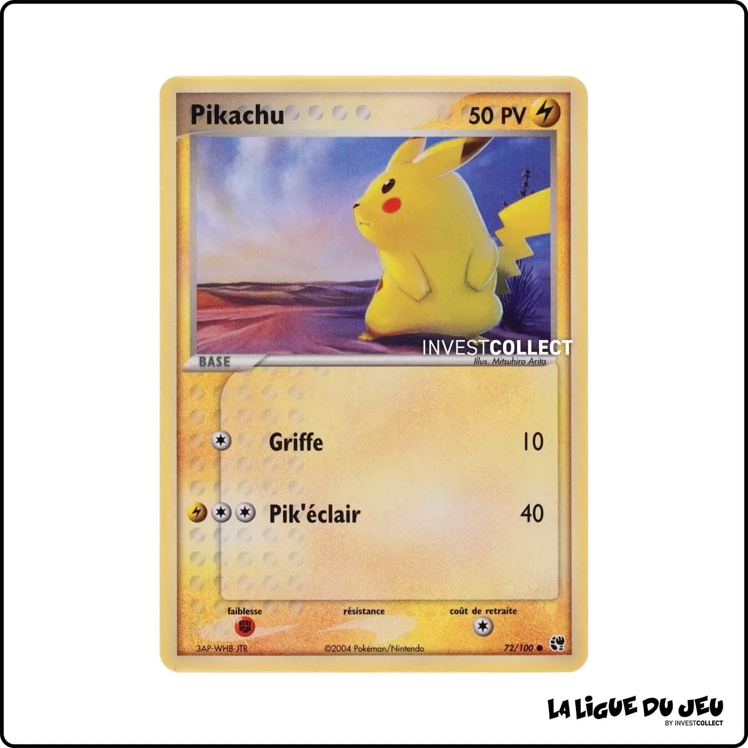 Commune - Pokemon - Tempête de Sable - Pikachu 72/100