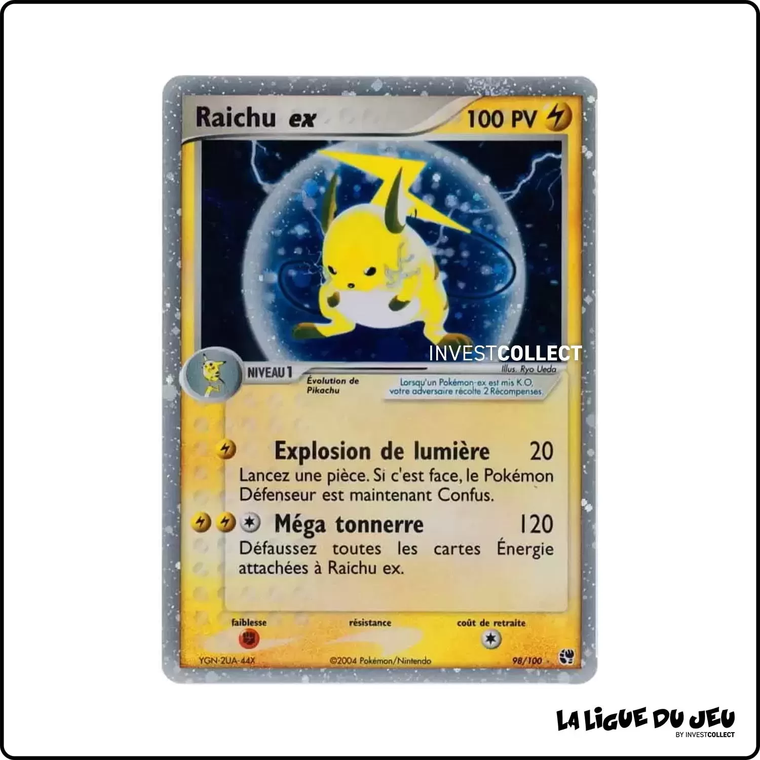 Ultra - Pokemon - Tempête de Sable - Raichu ex 98/100