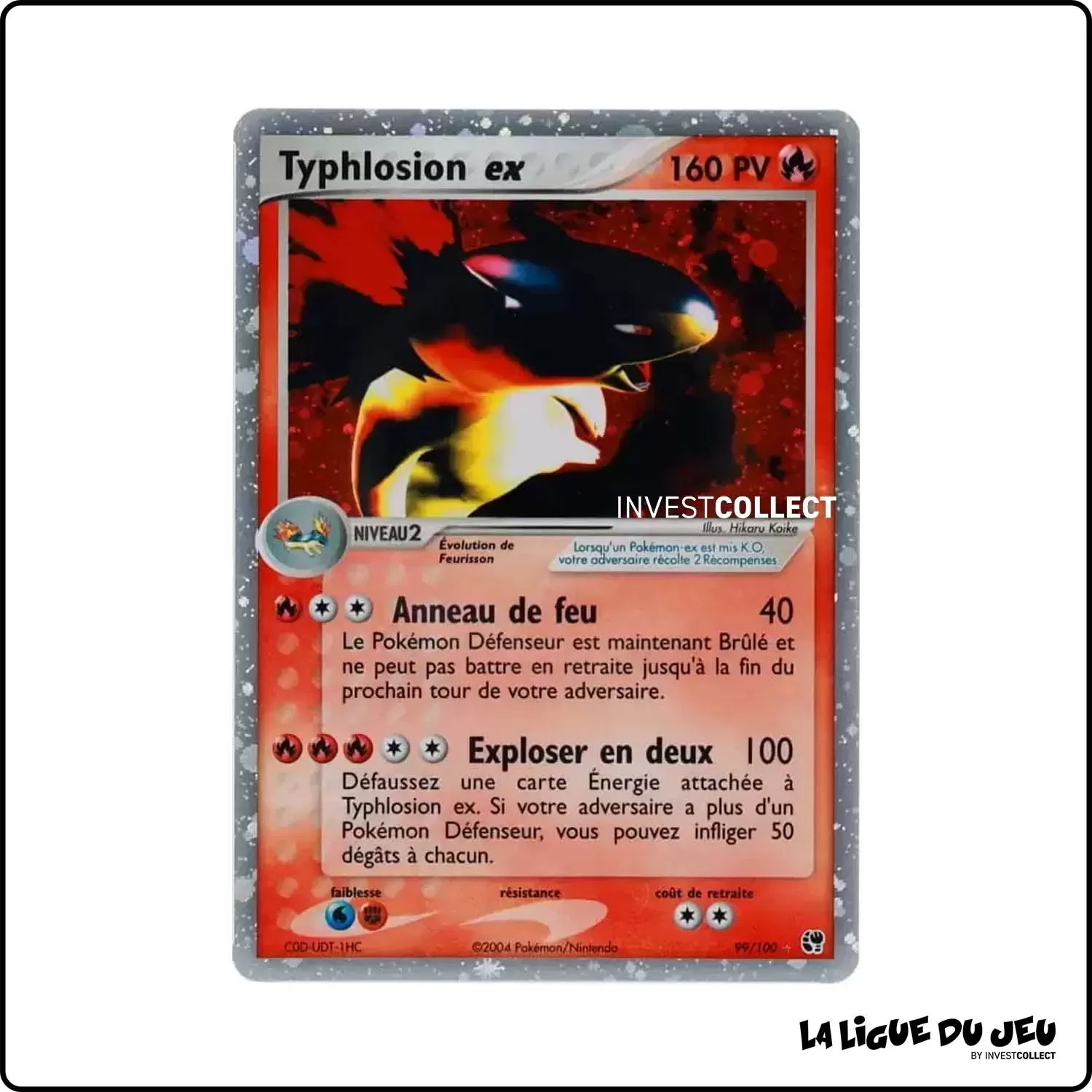 Ultra - Pokemon - Tempête de Sable - Typhlosion ex 99/100