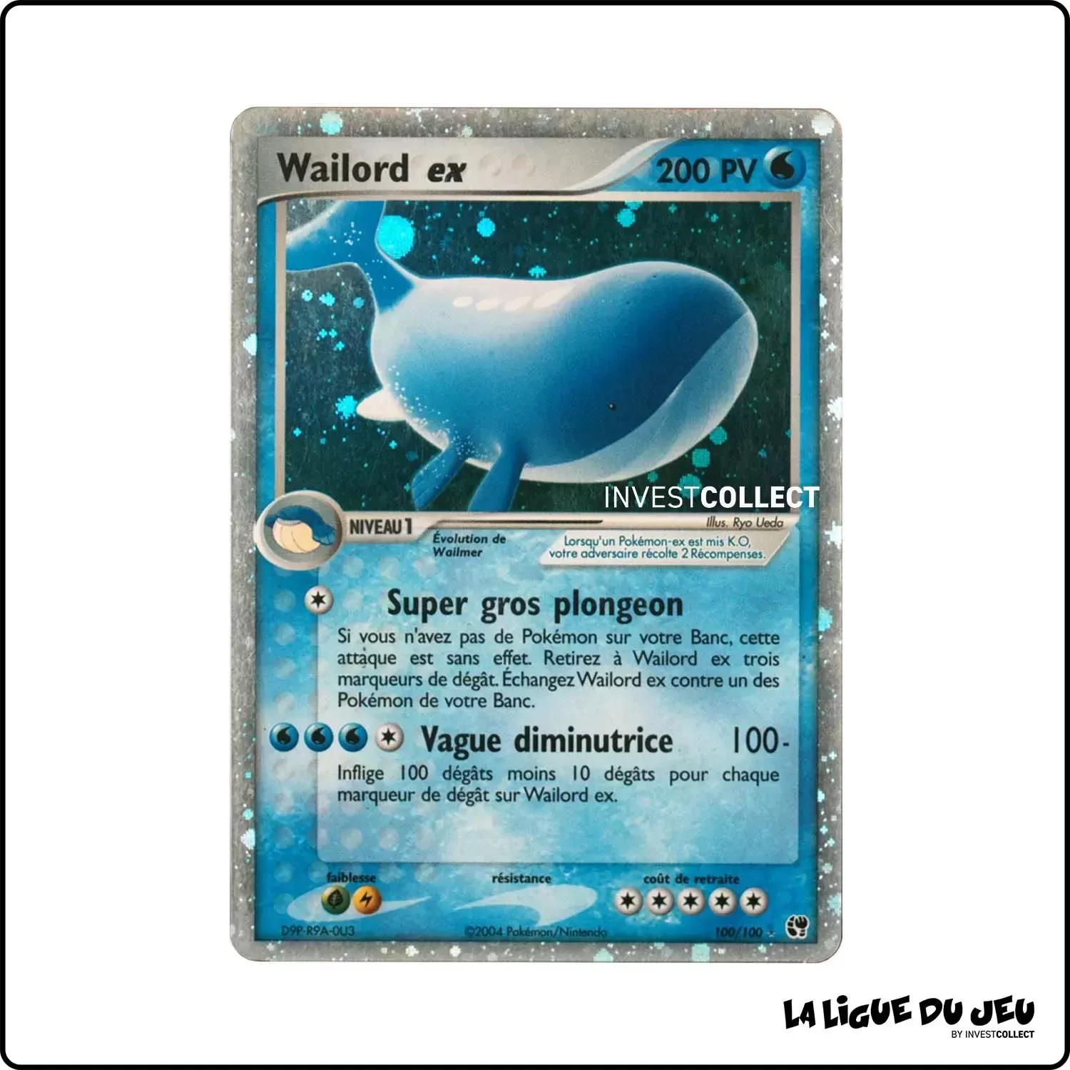 Ultra - Pokemon - Tempête de Sable - Wailord ex 100/100