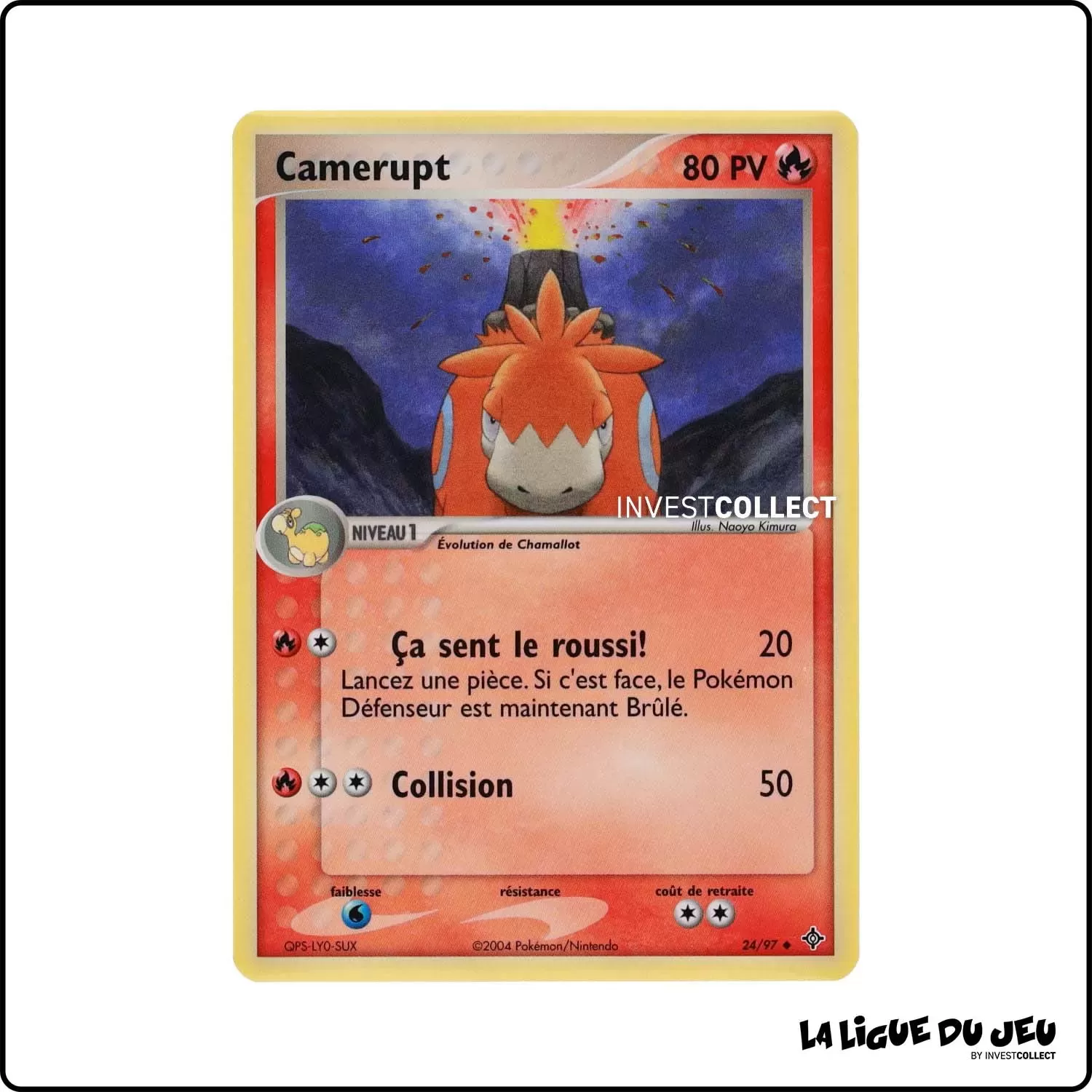 Peu commune - Pokemon - Dragon - Camerupt 24/97