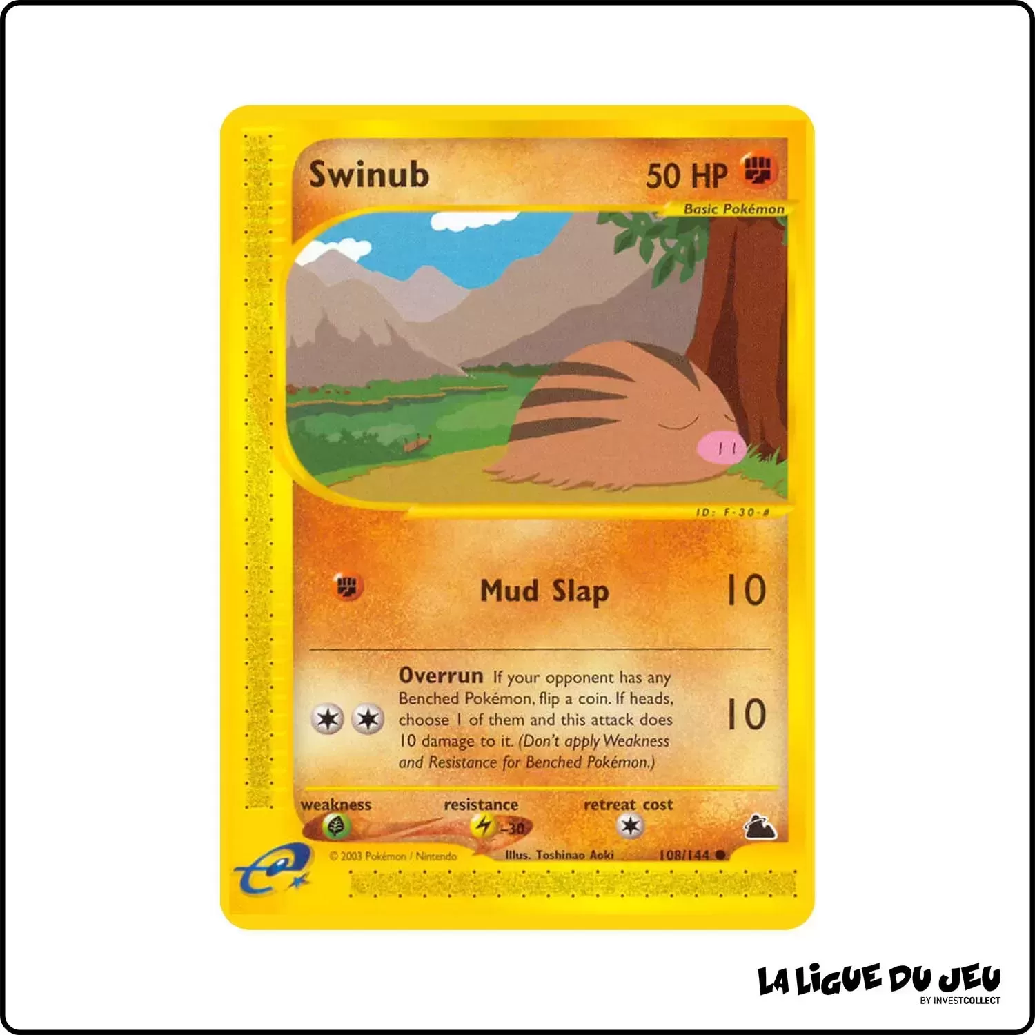 Commune - Pokemon - Skyridge - Swinub 108/144