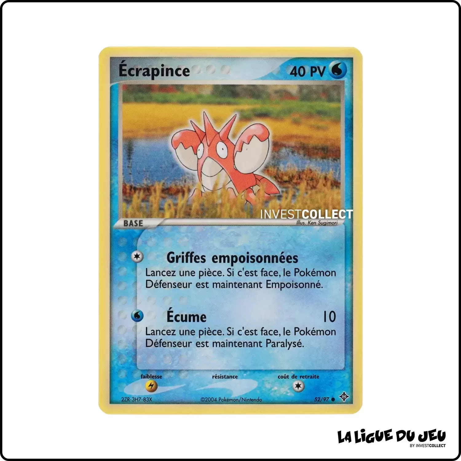 Commune - Pokemon - Dragon - Écrapince 52/97