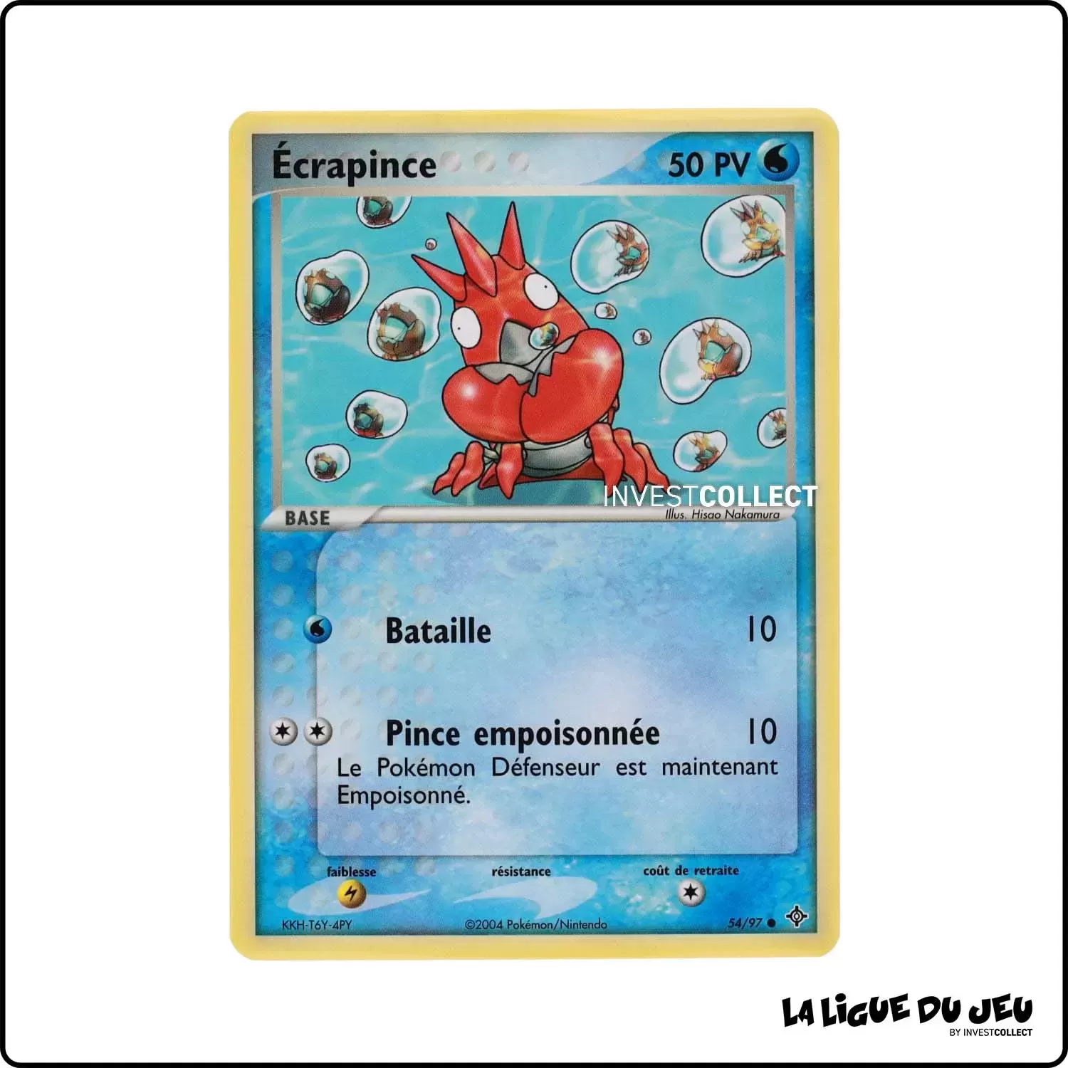 Commune - Pokemon - Dragon - Écrapince 54/97