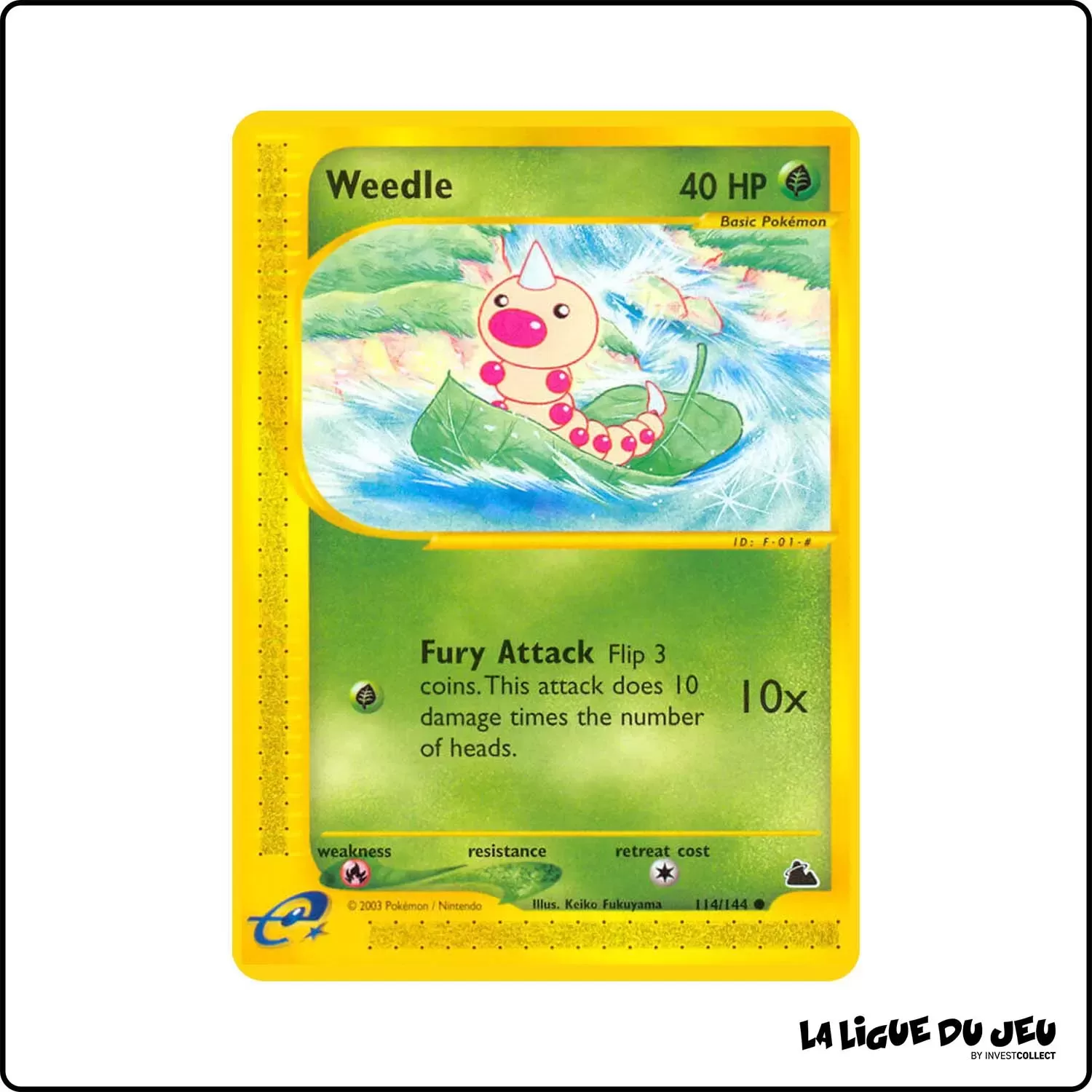 Commune - Pokemon - Skyridge - Weedle 114/144