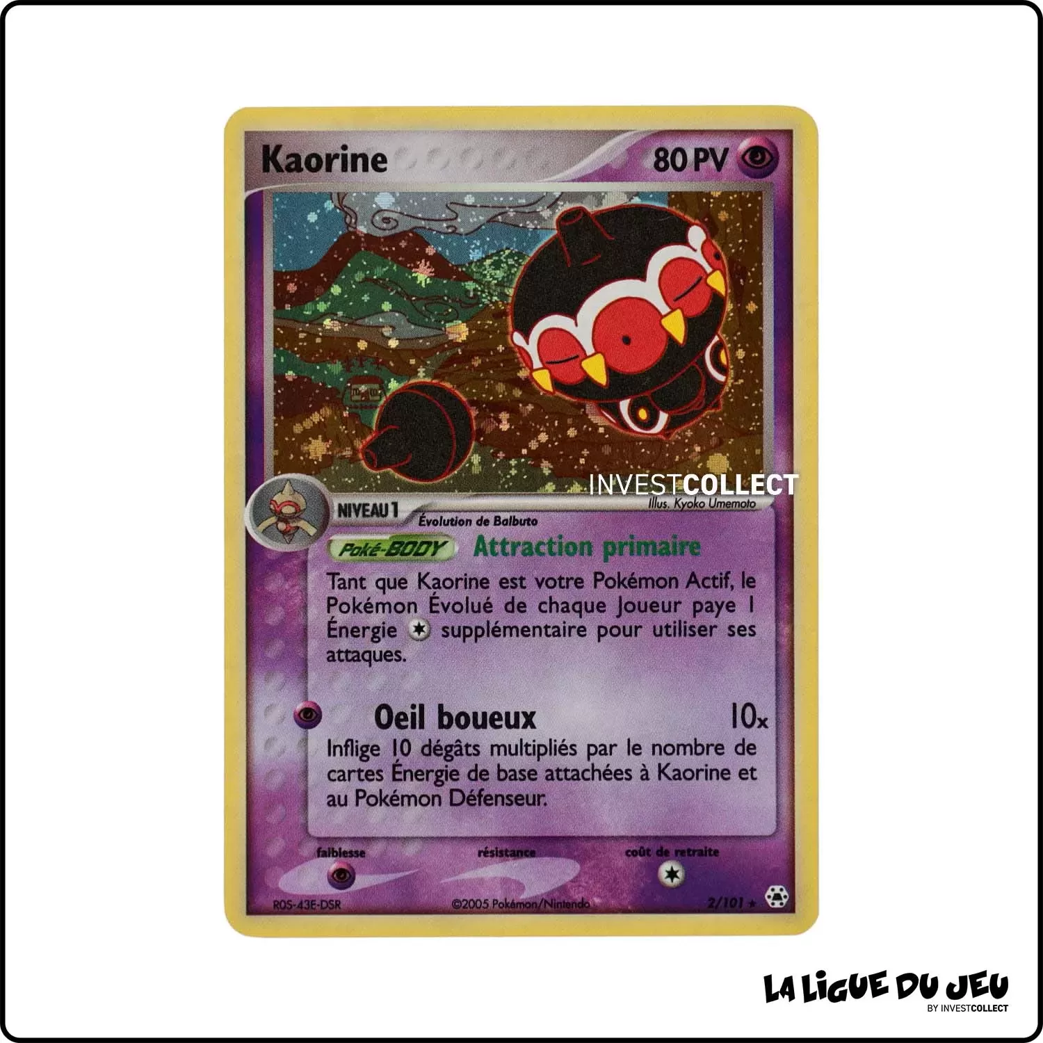 Holo - Pokemon - Légendes Oubliées - Kaorine 2/101