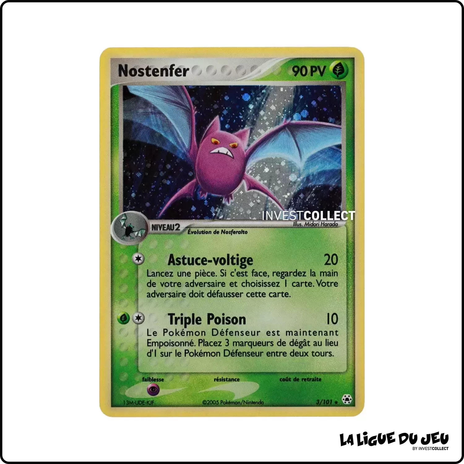 Holo - Pokemon - Légendes Oubliées - Nostenfer 3/101