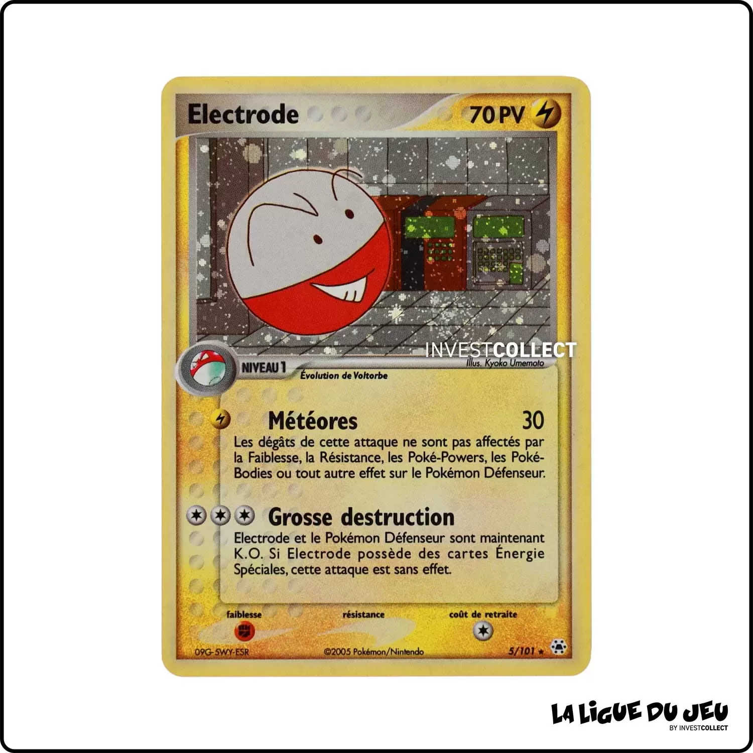 Holo - Pokemon - Légendes Oubliées - Electrode 5/101