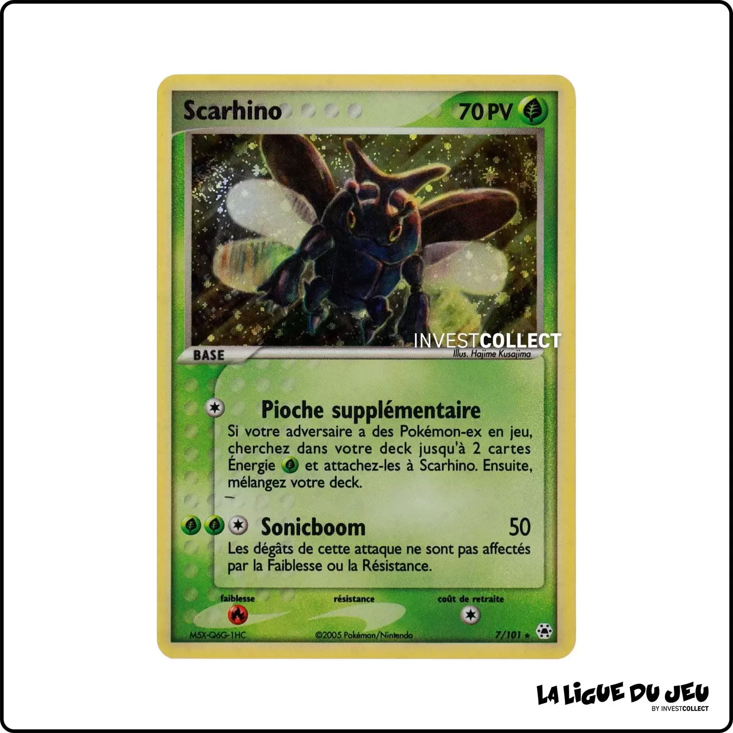 Holo - Pokemon - Légendes Oubliées - Scarhino 7/101