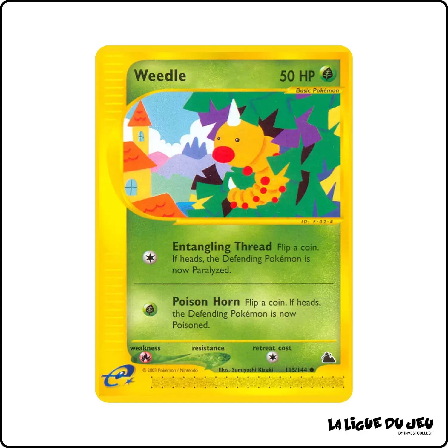 Commune - Pokemon - Skyridge - Weedle 115/144