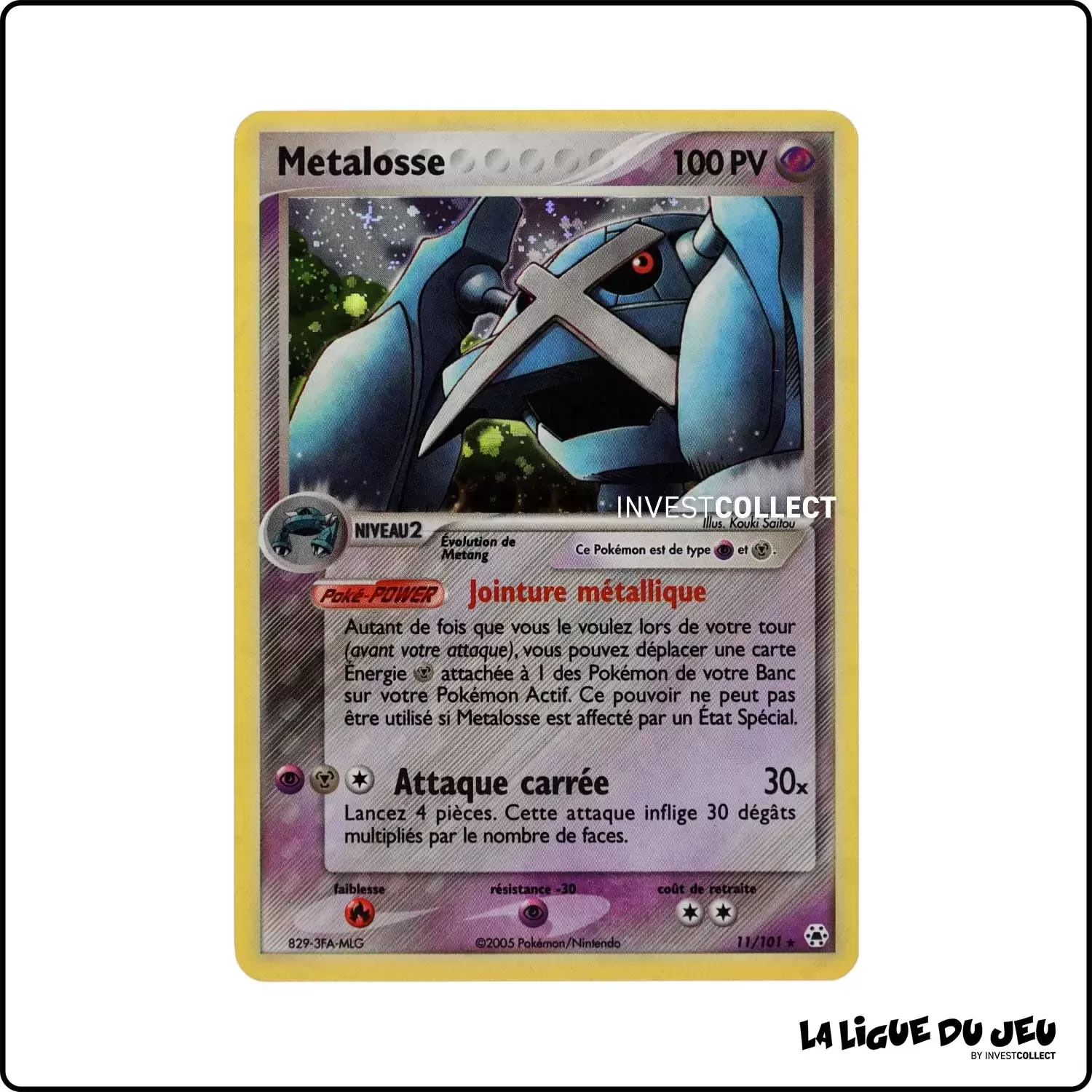 Holo - Pokemon - Légendes Oubliées - Metalosse 11/101