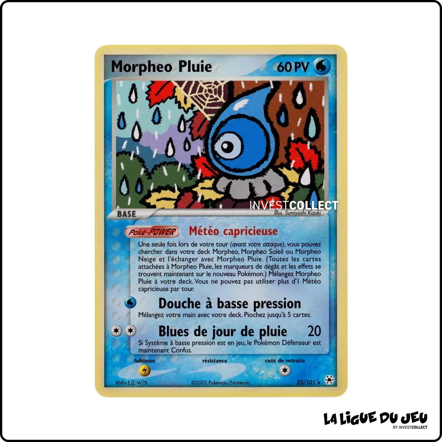 Rare - Pokemon - Légendes Oubliées - Morpheo Pluie 23/101