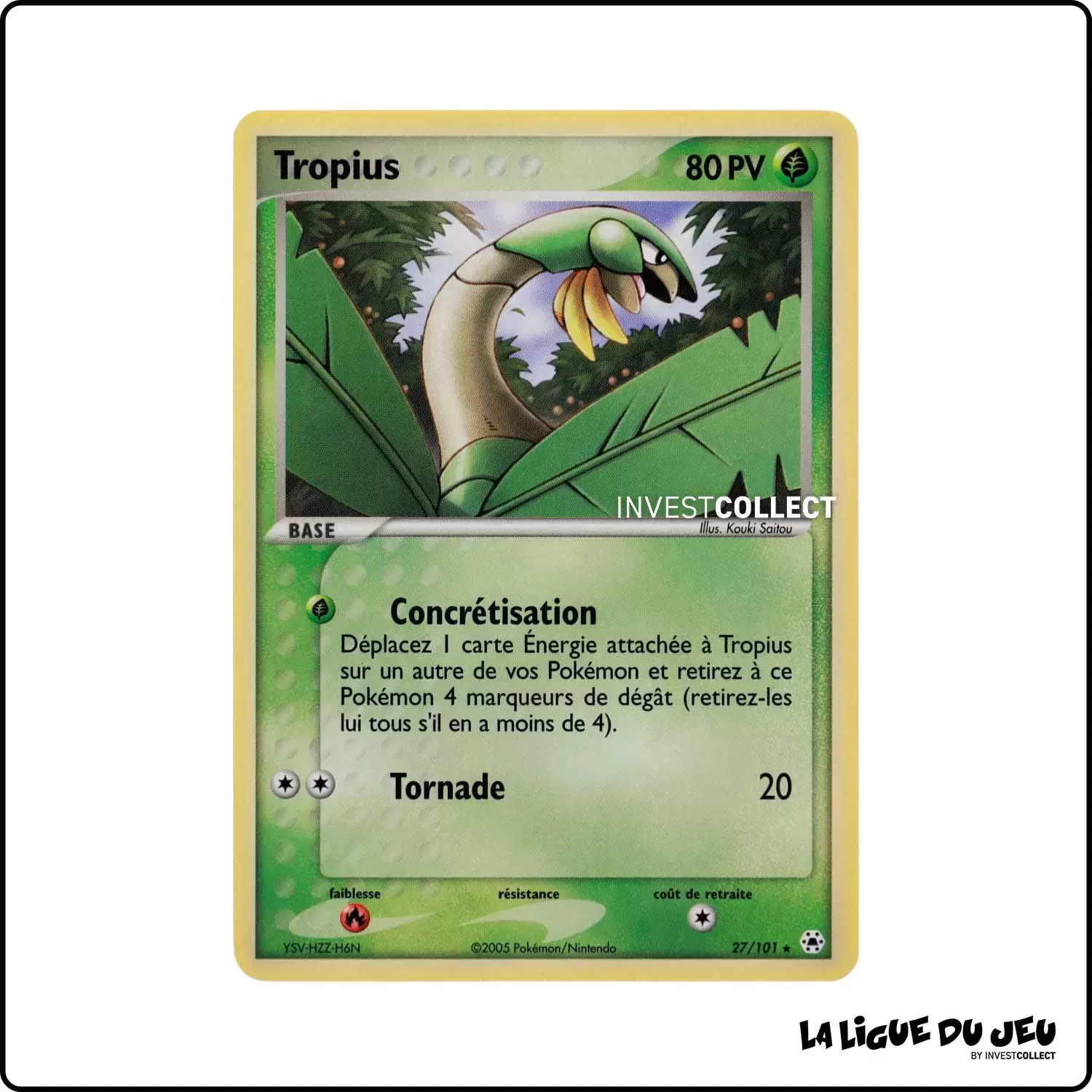 Rare - Pokemon - Légendes Oubliées - Tropius 27/101