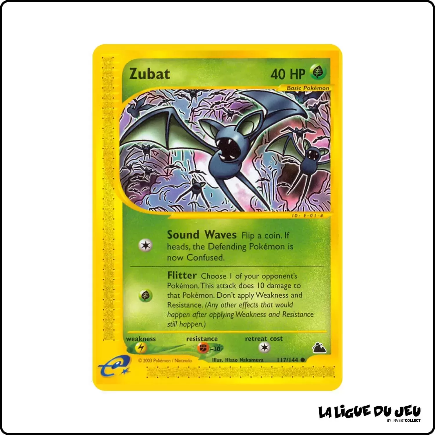 Commune - Pokemon - Skyridge - Zubat 117/144