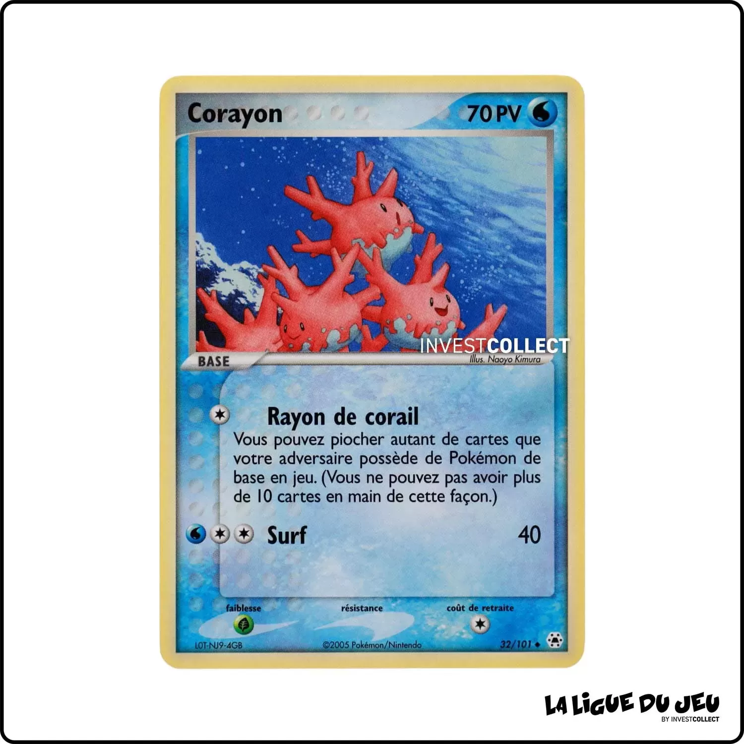 Peu commune - Pokemon - Légendes Oubliées - Corayon 32/101