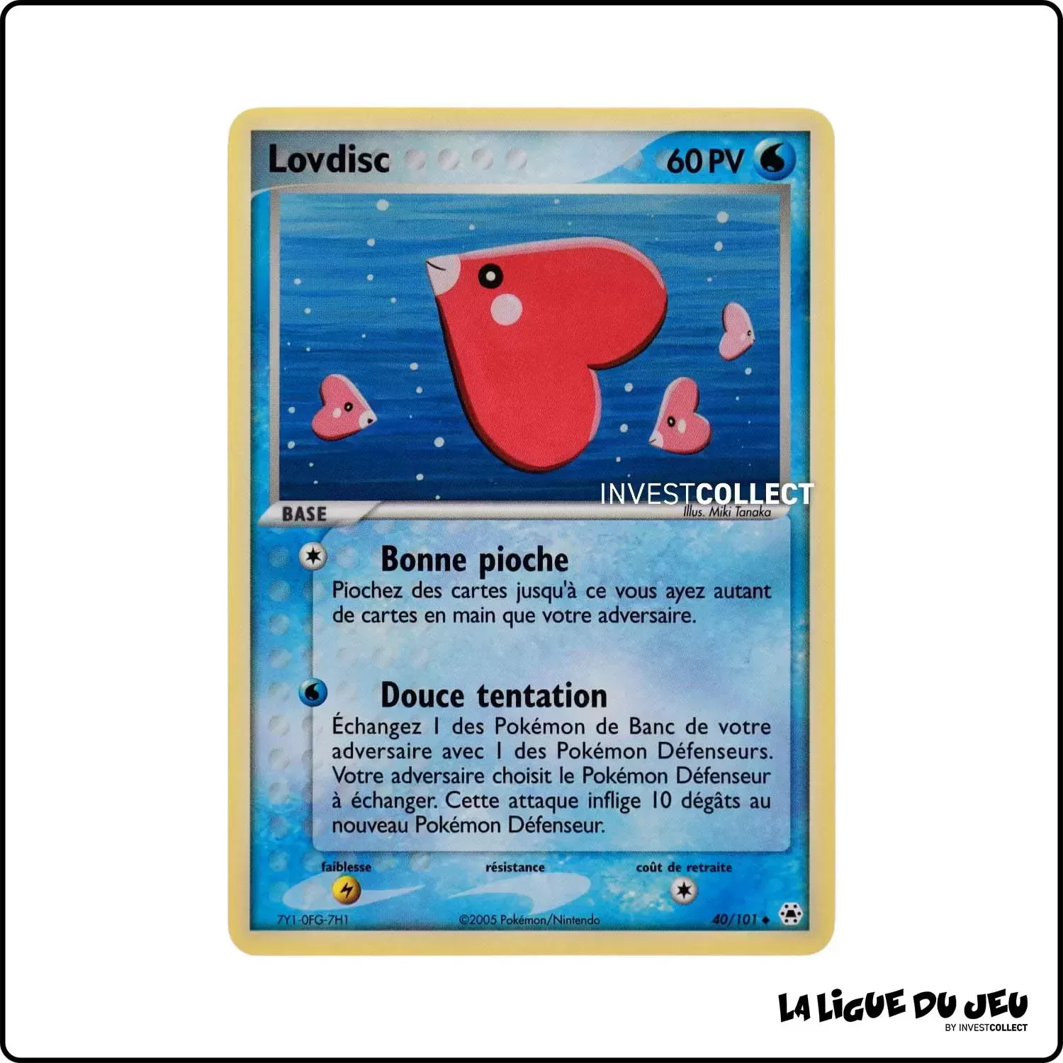 Peu commune - Pokemon - Légendes Oubliées - Lovdisc 40/101