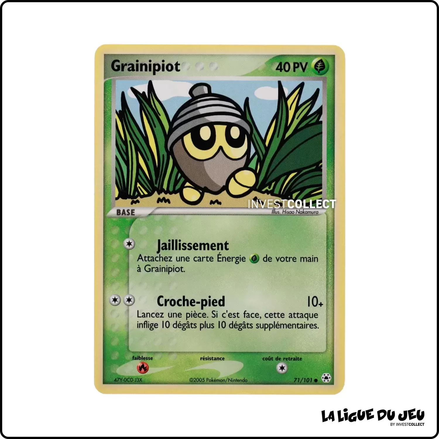 Commune - Pokemon - Légendes Oubliées - Grainipiot 71/101