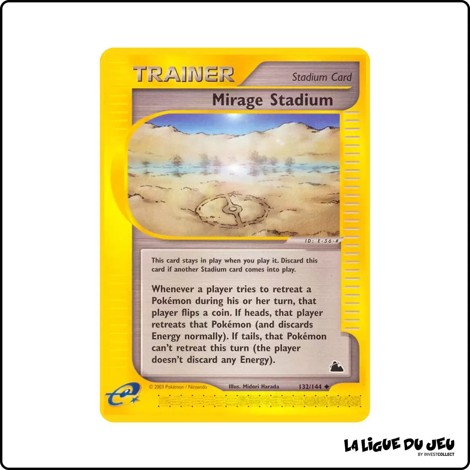 Peu commune - Pokemon - Skyridge - Mirage Stadium 132/144