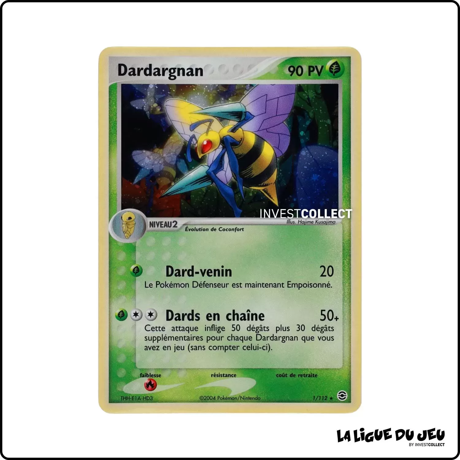 Holo - Pokemon - Rouge Feu Vert Feuille - Dardargnan 1/112 Pokemon Company - 1