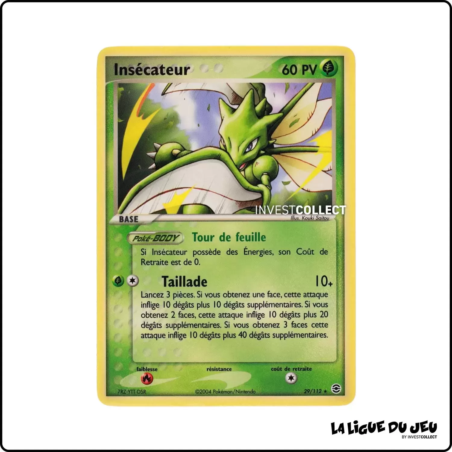 Rare - Pokemon - Rouge Feu Vert Feuille - Insécateur 29/112 Pokemon Company - 1