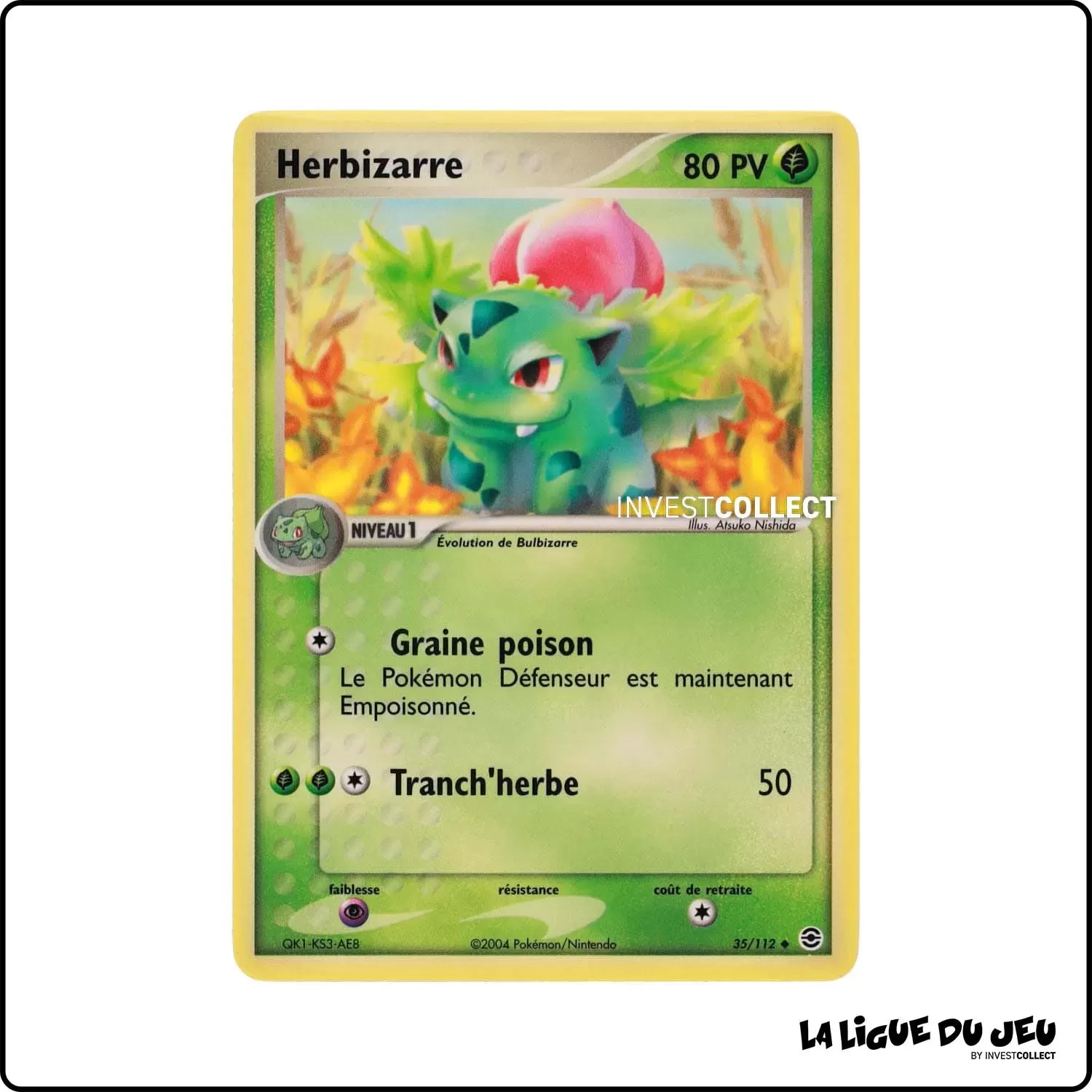 Peu commune - Pokemon - Rouge Feu Vert Feuille - Herbizarre 35/112 Pokemon Company - 1