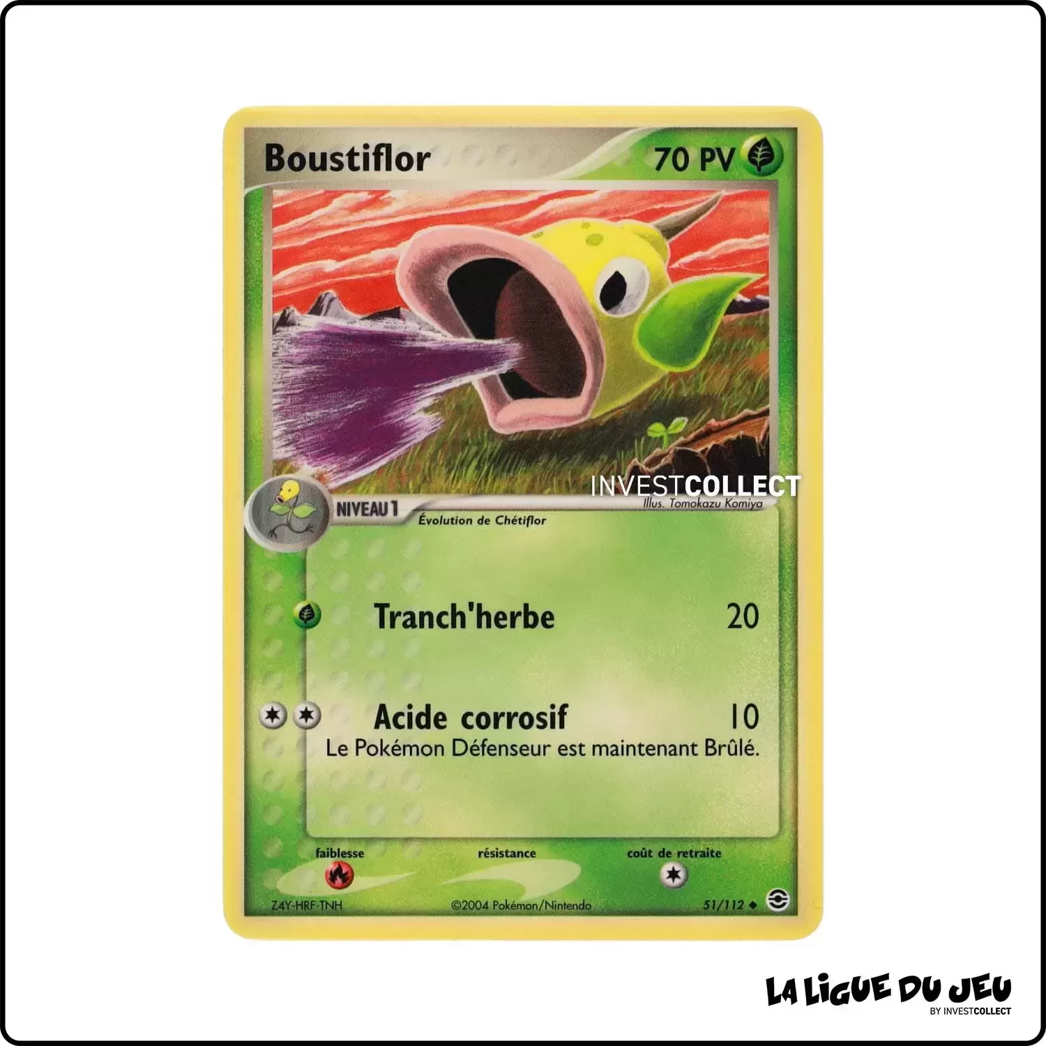 Peu commune - Pokemon - Rouge Feu Vert Feuille - Boustiflor 51/112 Pokemon Company - 1