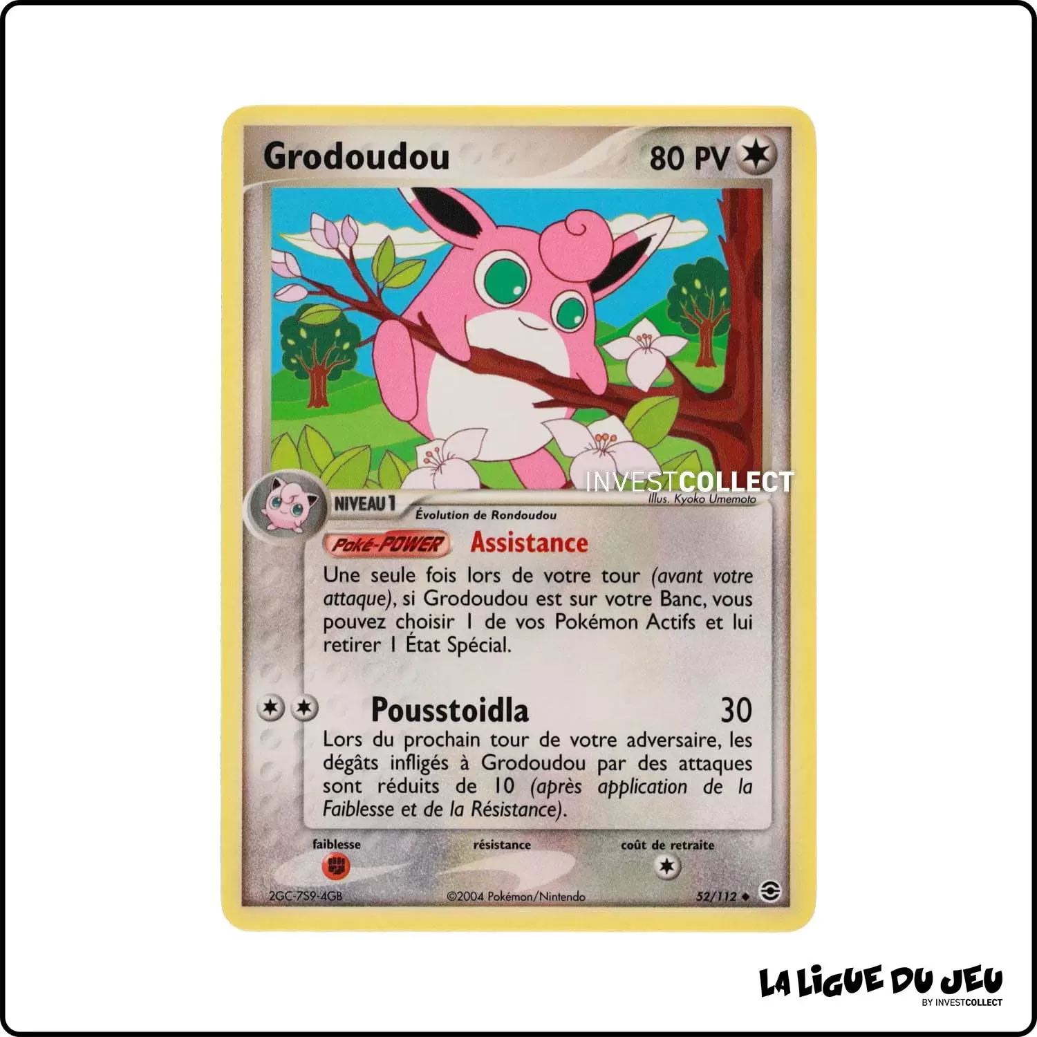 Peu commune - Pokemon - Rouge Feu Vert Feuille - Grodoudou 52/112 Pokemon Company - 1