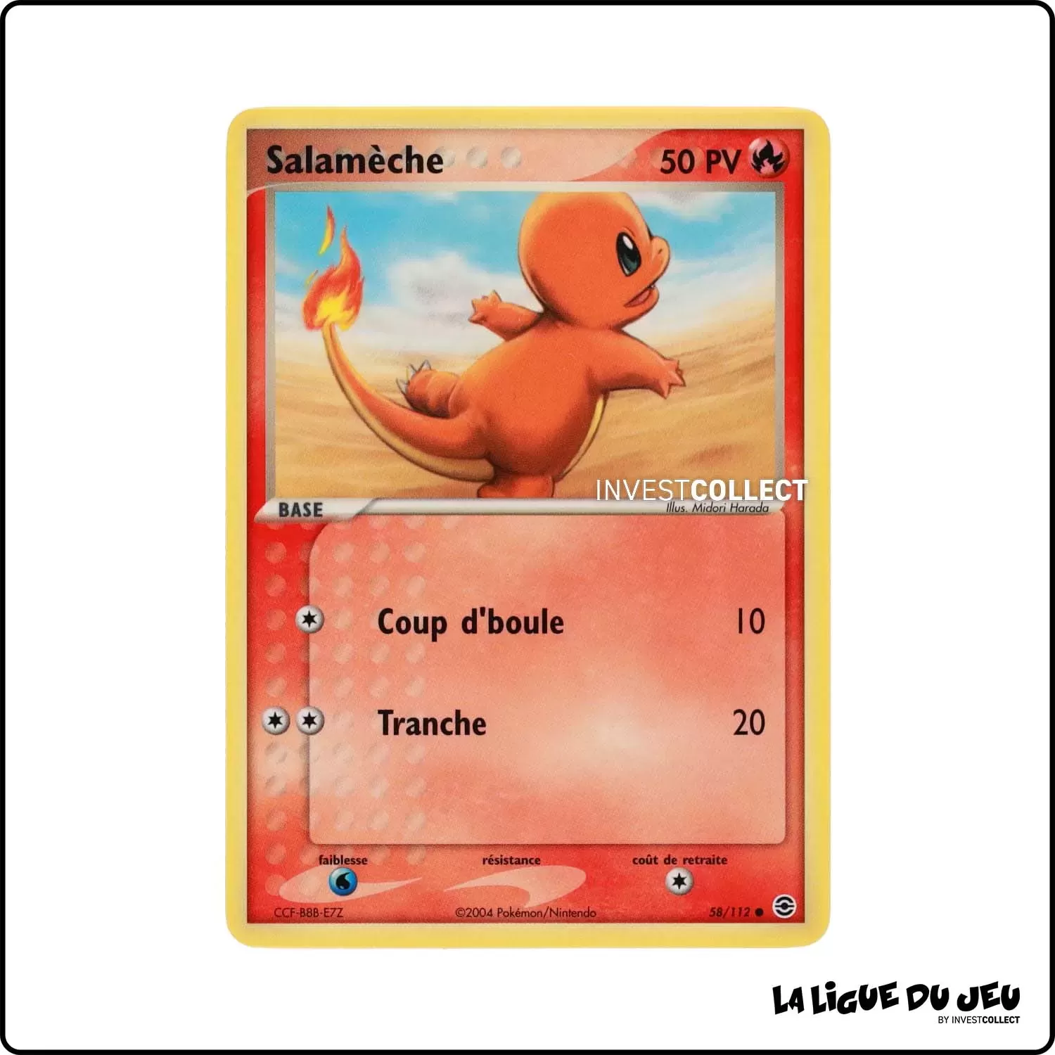 Commune - Pokemon - Rouge Feu Vert Feuille - Salamèche 58/112 Pokemon Company - 1