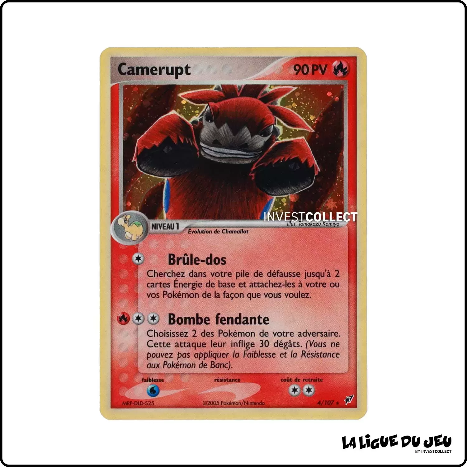 Holo - Pokemon - Deoxys - Camerupt 4/108 Pokemon Company - 1