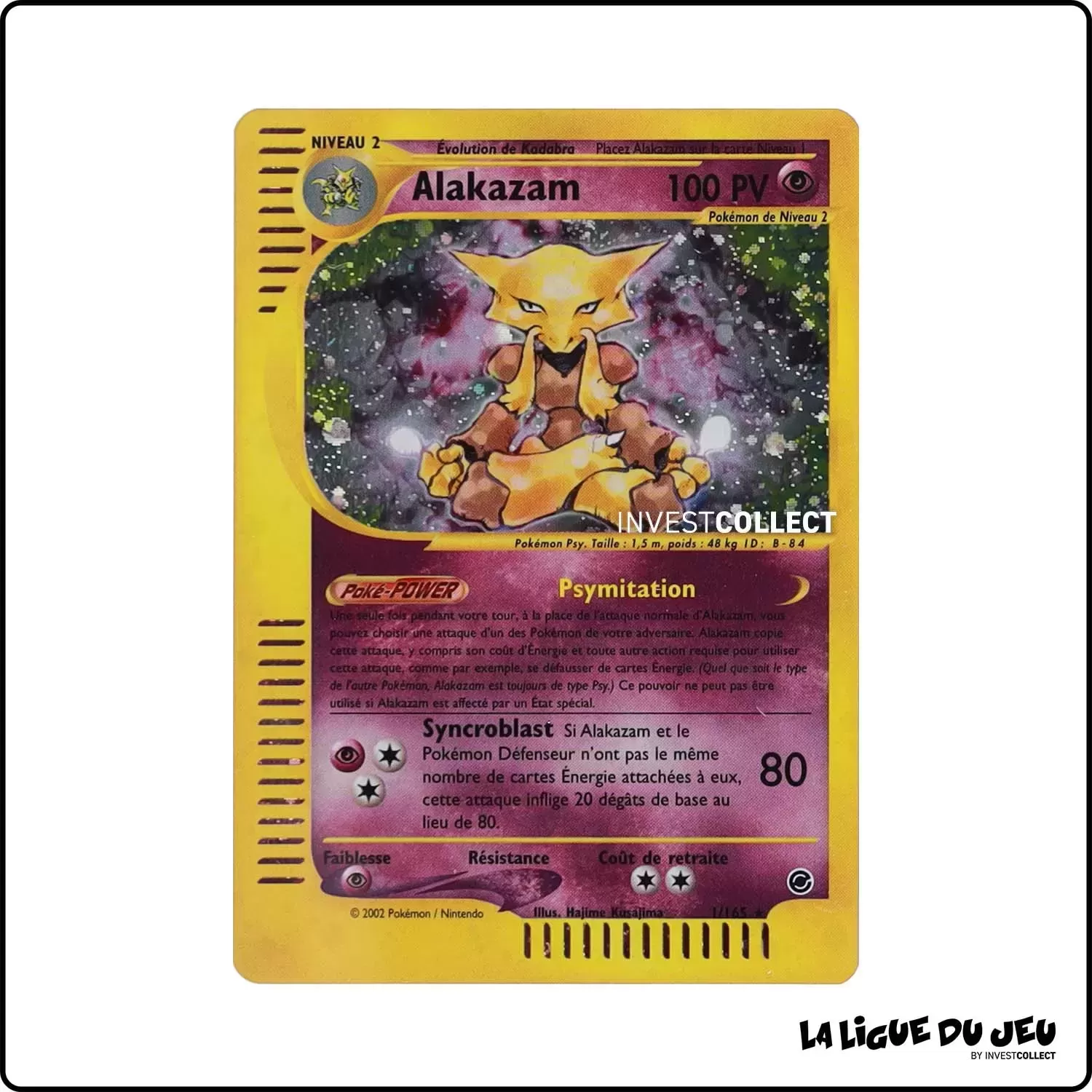 Holo - Pokemon - Expedition - Alakazam 1/165 Wizards - 1