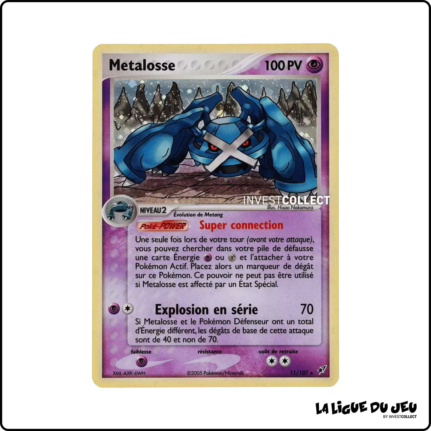 Holo - Pokemon - Deoxys - Metalosse 11/108 Pokemon Company - 1