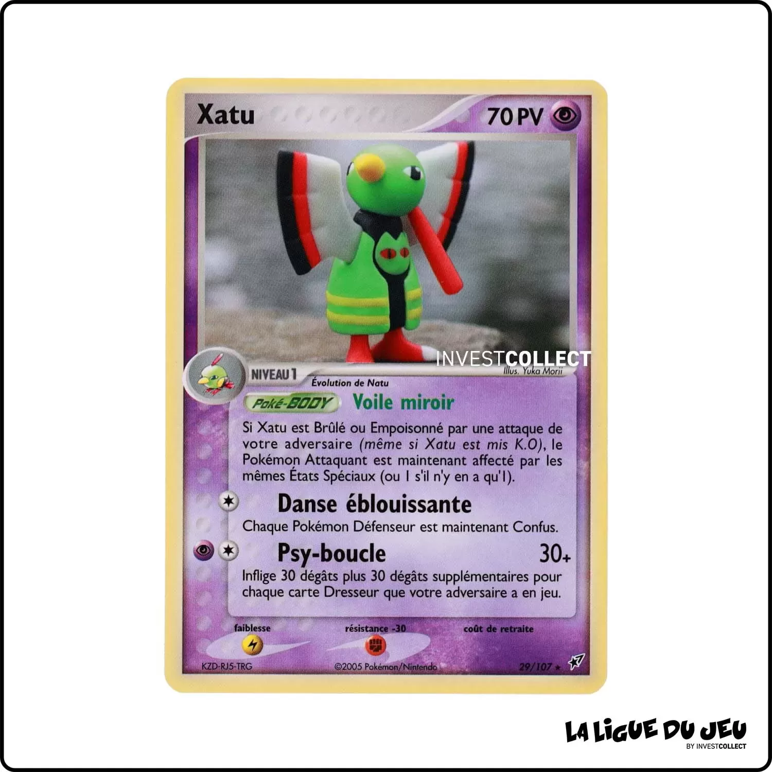 Rare - Pokemon - Deoxys - Xatu 29/108 Pokemon Company - 1