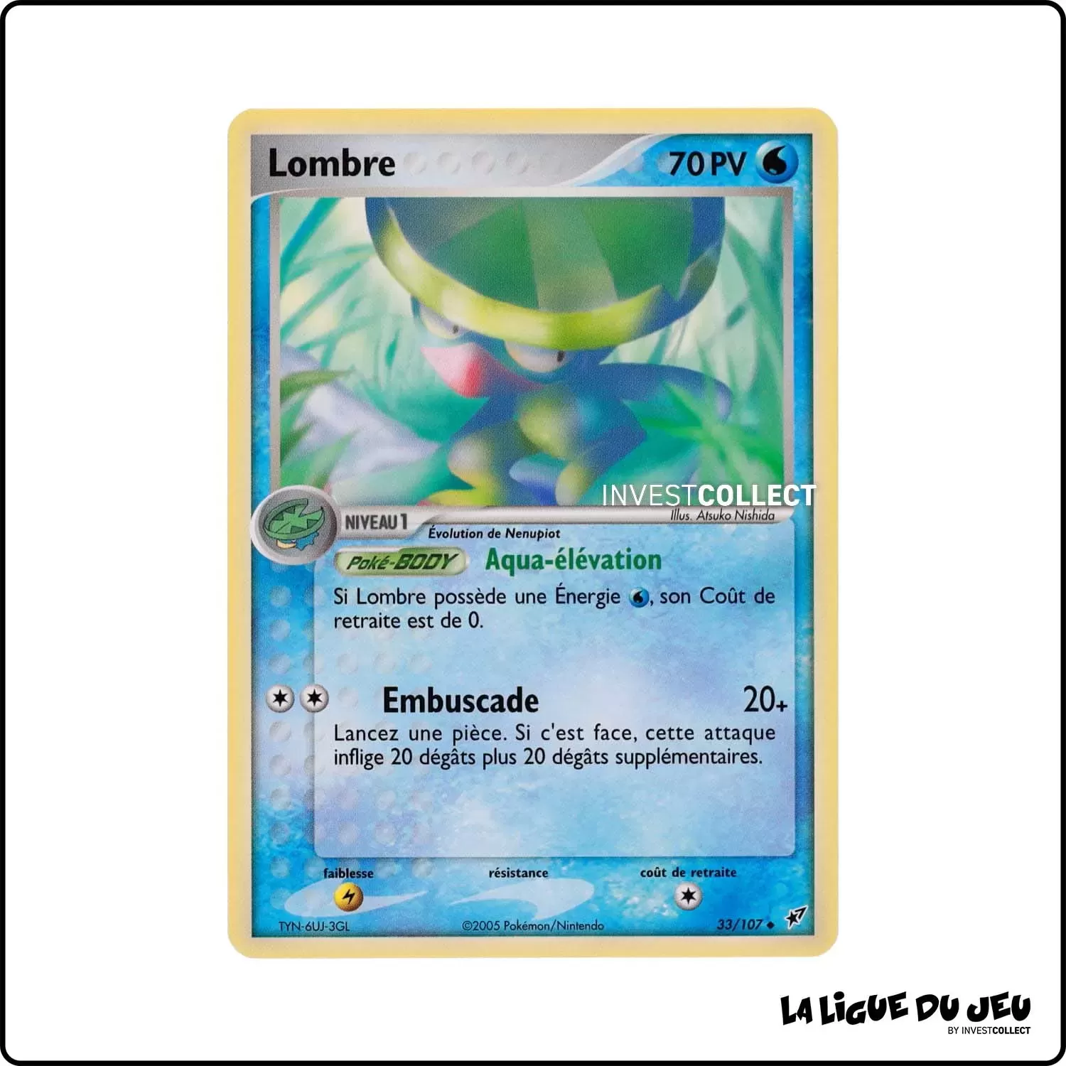 Peu commune - Pokemon - Deoxys - Lombre 33/108 Pokemon Company - 1