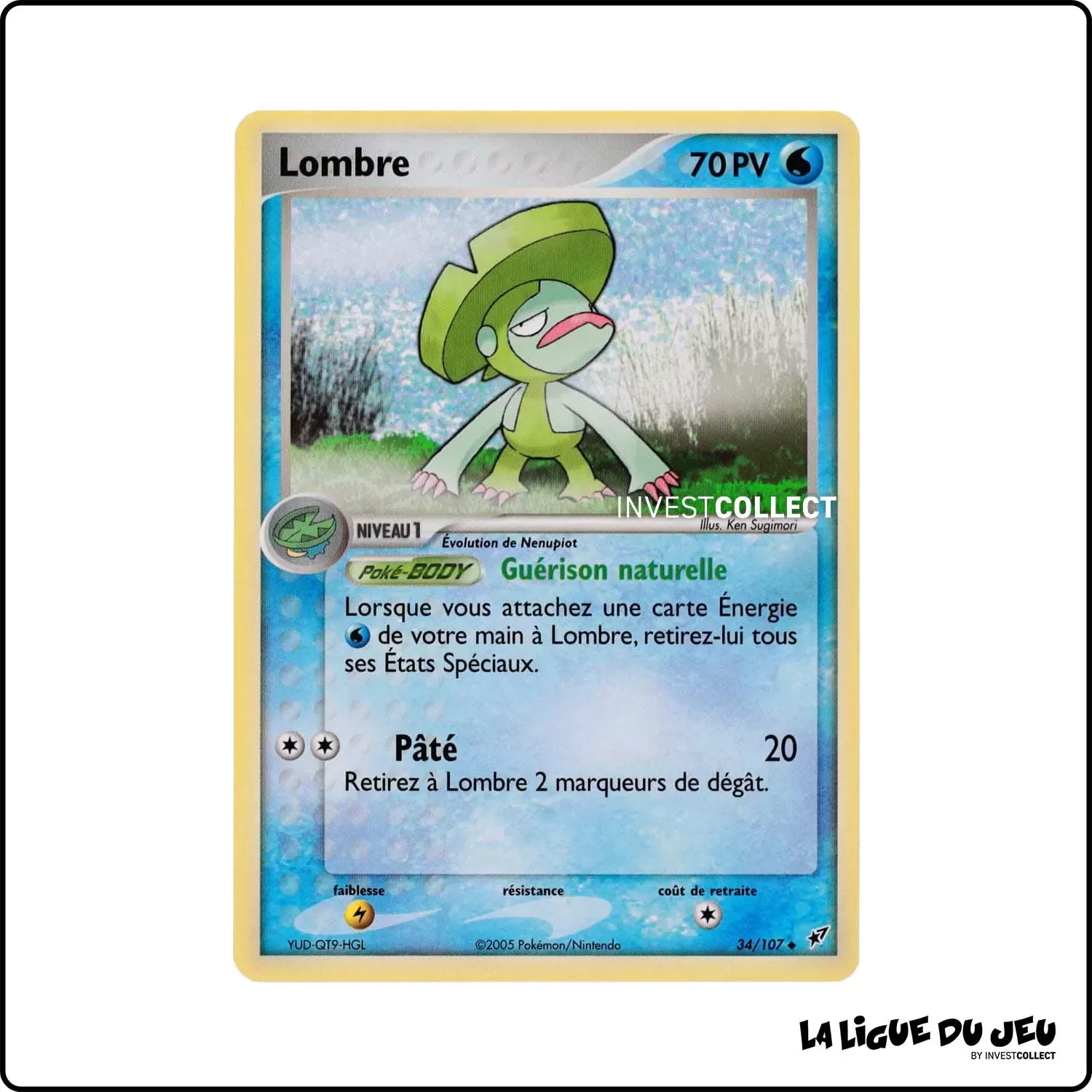 Peu commune - Pokemon - Deoxys - Lombre 34/108 Pokemon Company - 1