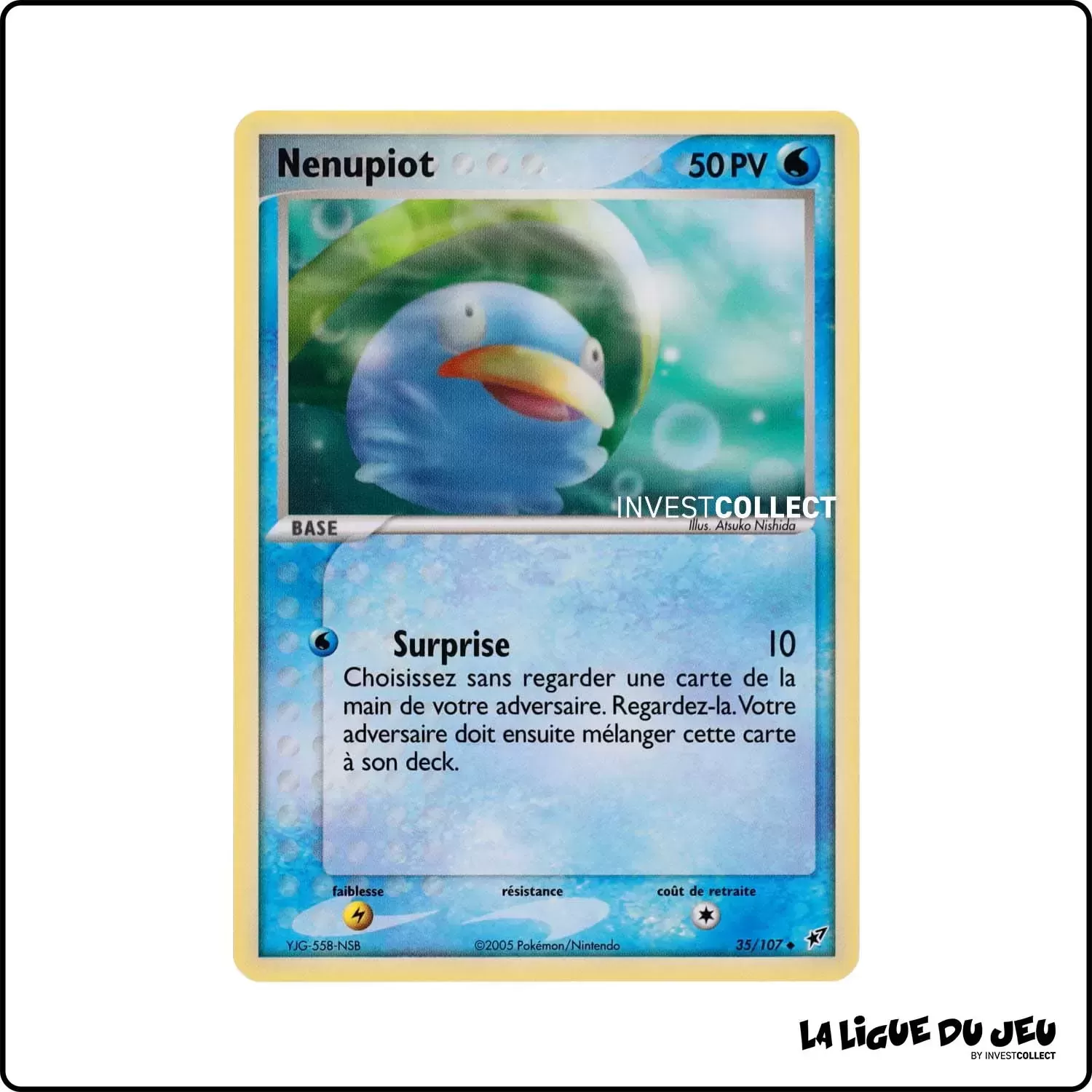 Peu commune - Pokemon - Deoxys - Nenupiot 35/108 Pokemon Company - 1